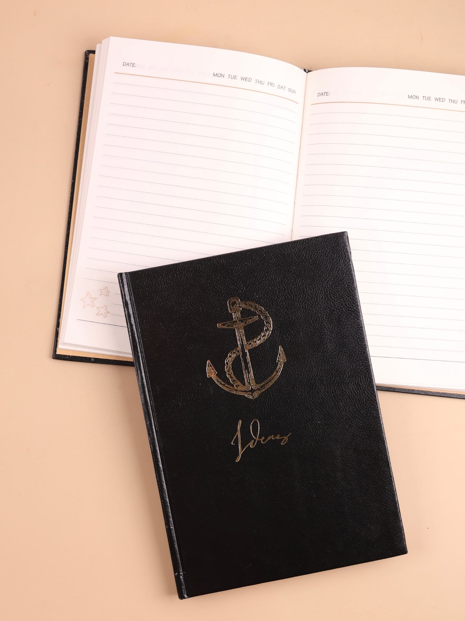 PVC Cased Notebook Journal | A5 | 192 Pages | Ruled & Plain | 90 GSM Paper | Hard Cover