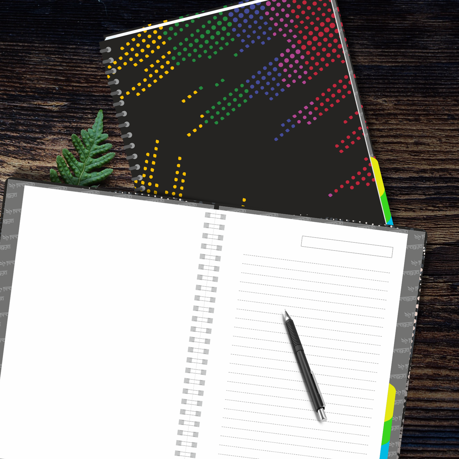 Pragya Elite Collections Wire-O Notebook β 5 Subject | 300 Pages | Single Ruled | Premium Spiral Hard Cover | Ideal for Office, School & Personal Use (Pack of 6)