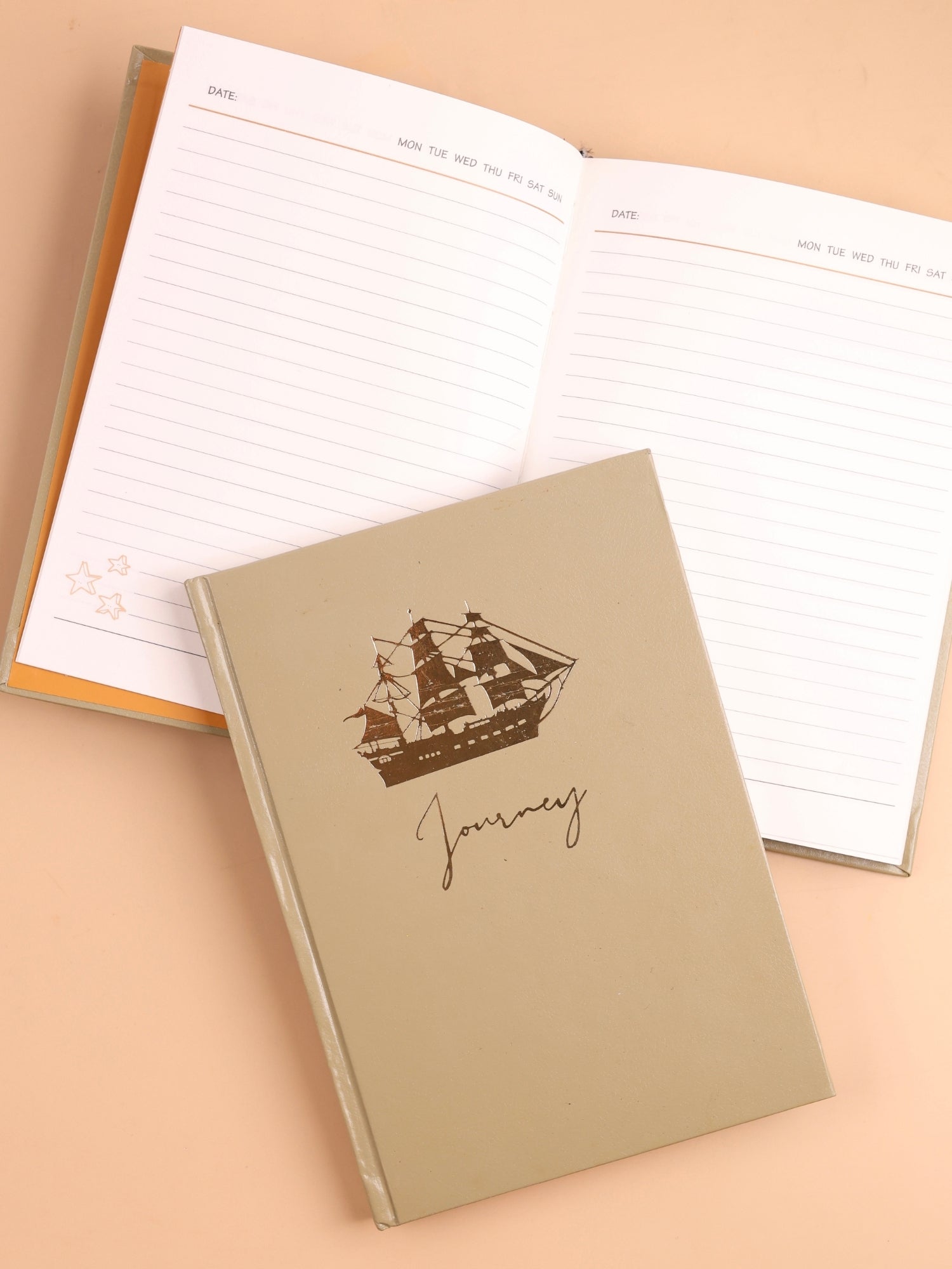 PVC Cased Notebook Journal | A5 | 192 Pages | Ruled & Plain | 90 GSM Paper | Hard Cover