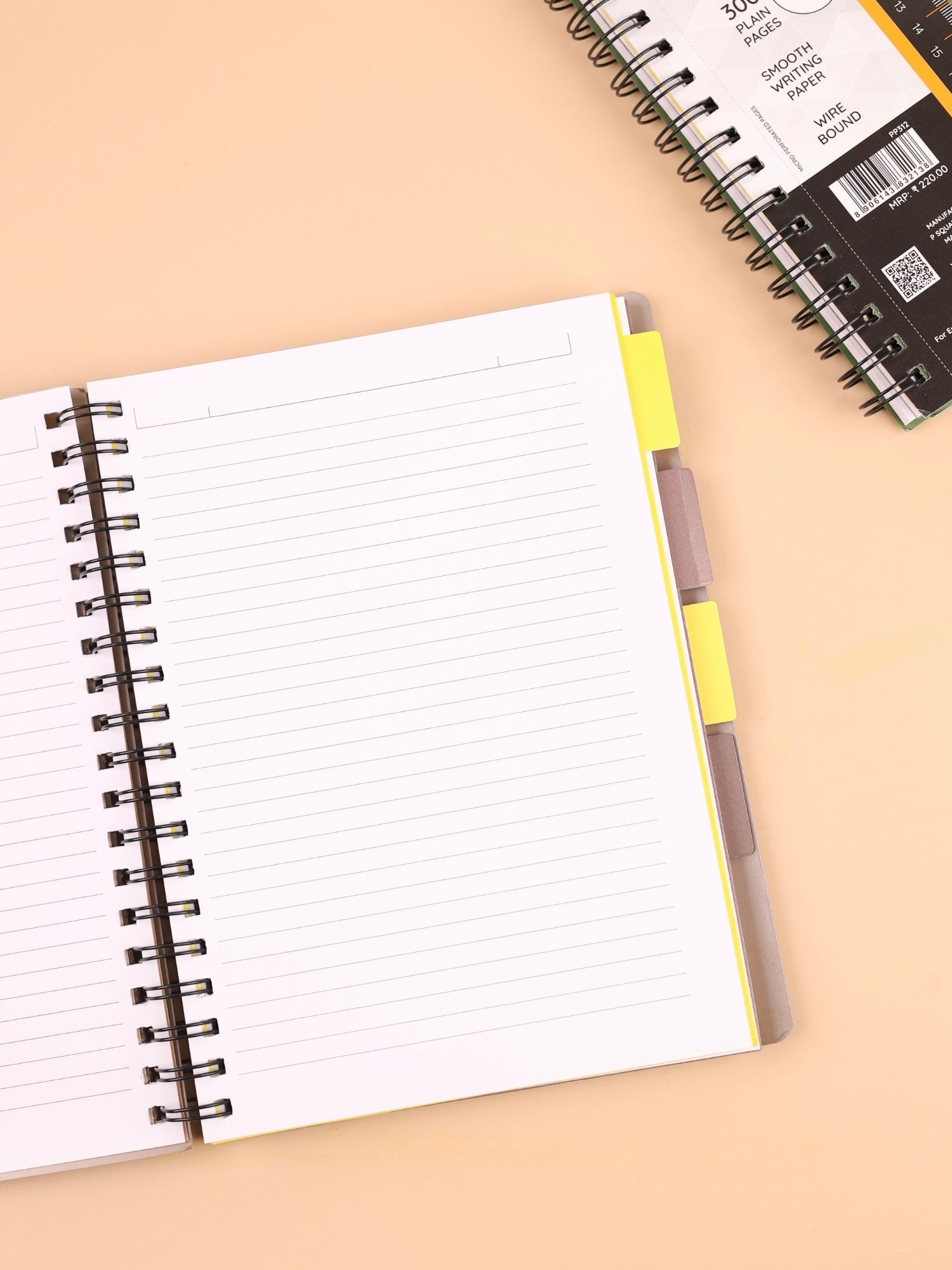 Multi-Subject Wire O Notebook | A5 & B5 | Textured Cover