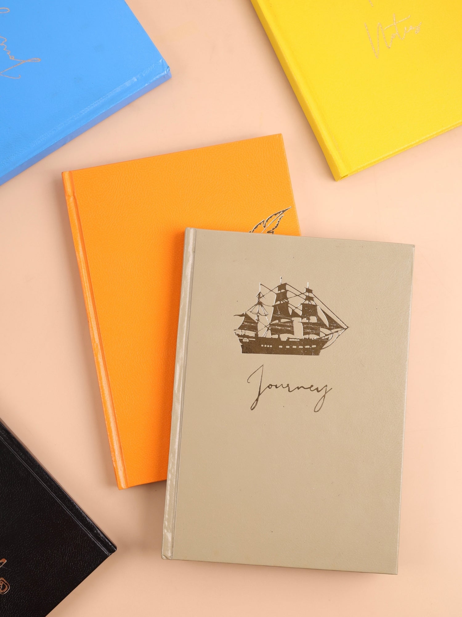 PVC Cased Notebook Journal | A5 | 192 Pages | Ruled & Plain | 90 GSM Paper | Hard Cover