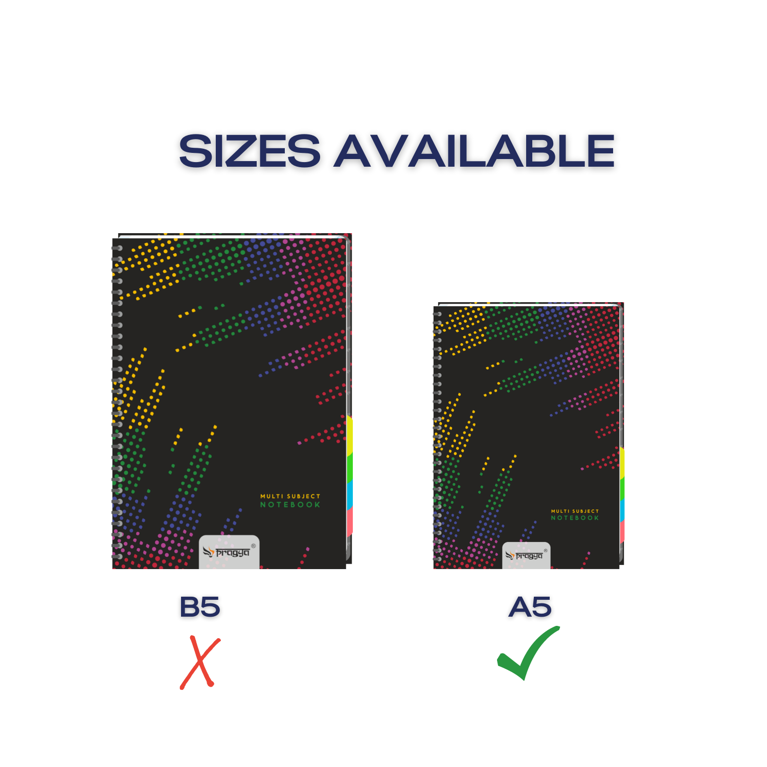Pragya Elite Collections Wire-O Notebook β 5 Subject | 300 Pages | Single Ruled | Premium Spiral Hard Cover | Ideal for Office, School & Personal Use (Pack of 6)