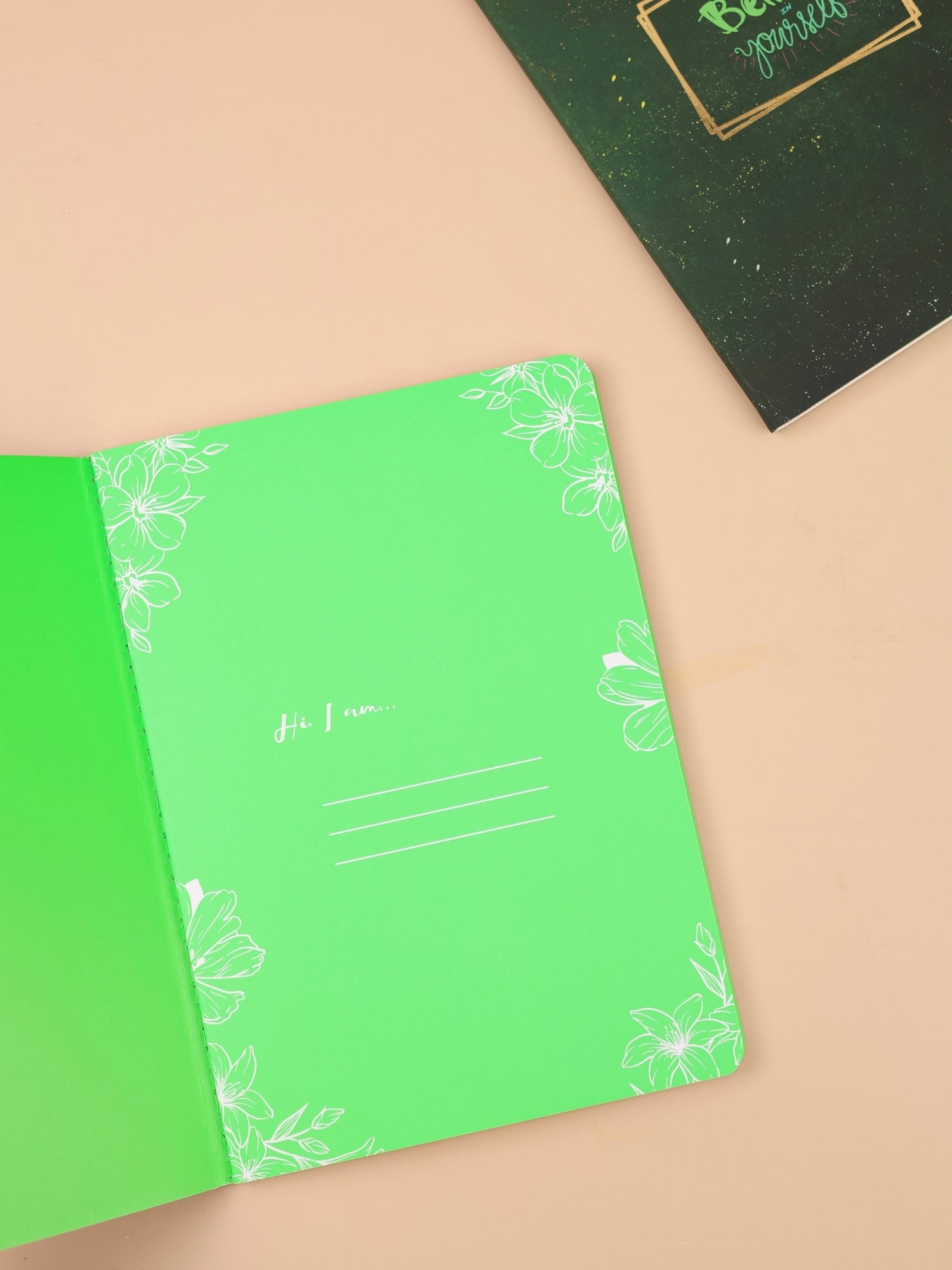 Velvet Finish Journal Notebook | Premium Cover | Pack of 2