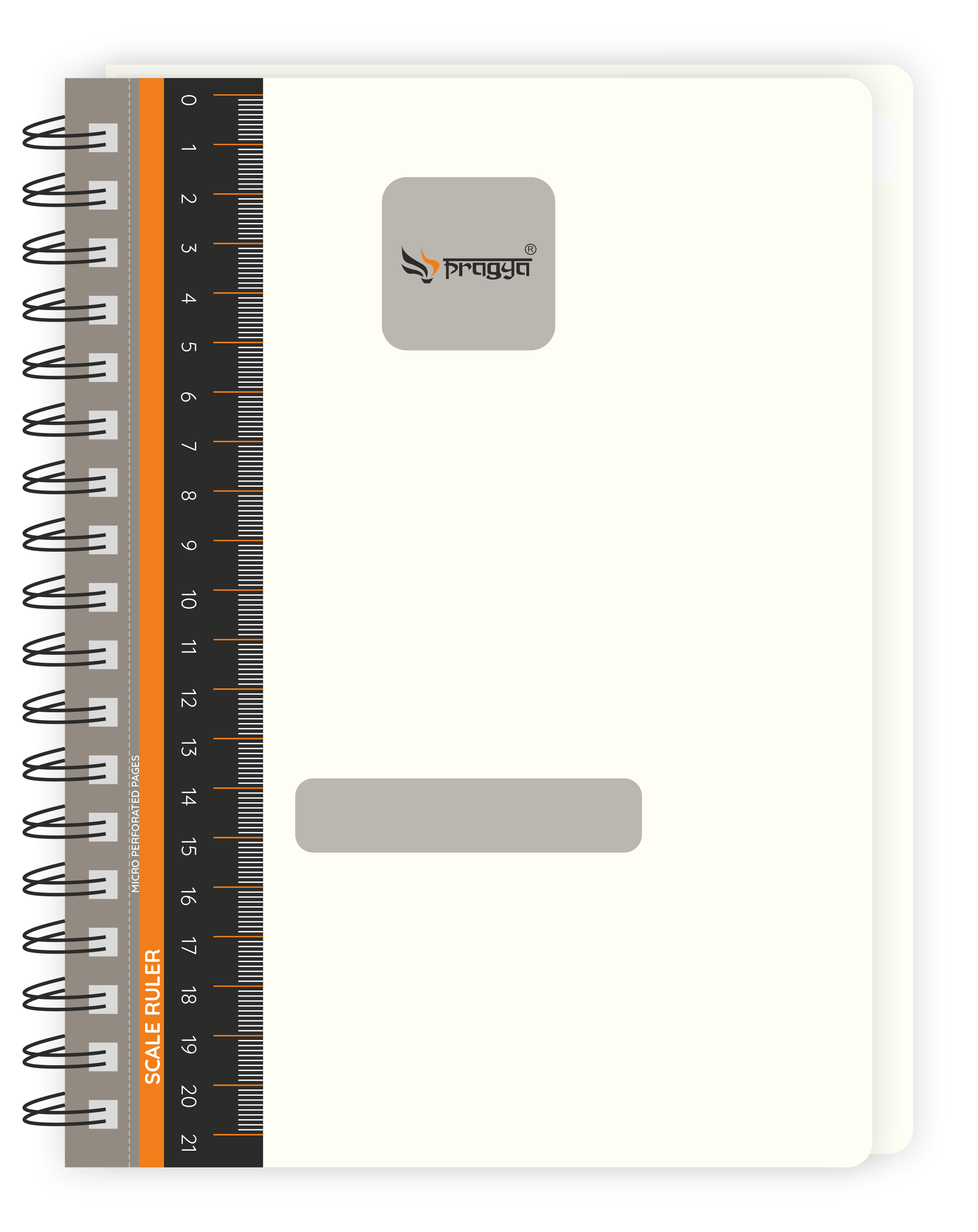 Pragya Elite Collection | Wire-O Subject Notebook A5 (14.5 x 21 CM) | 160 Pages | Strong Plastic Covers | Premium Writing Paper for Office & Professional Use | Pack of 2