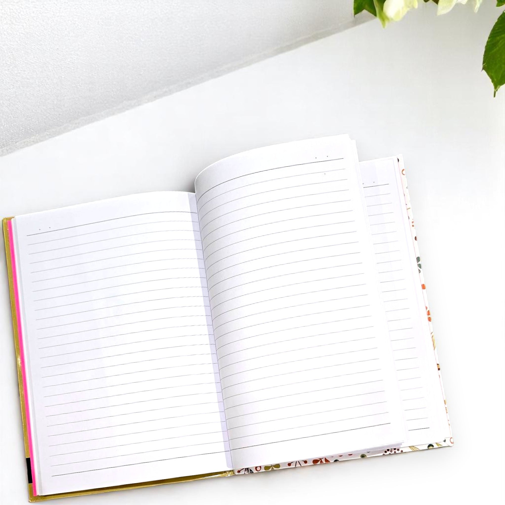 Pragya A5 Notebooks – Hardbound Cover - 192 Pages 70 GSM Premium Paper - Single-Line Ruling - 14.8 x 21 cm Office & Personal Use Durable & Stylish Journal Pack Of 2