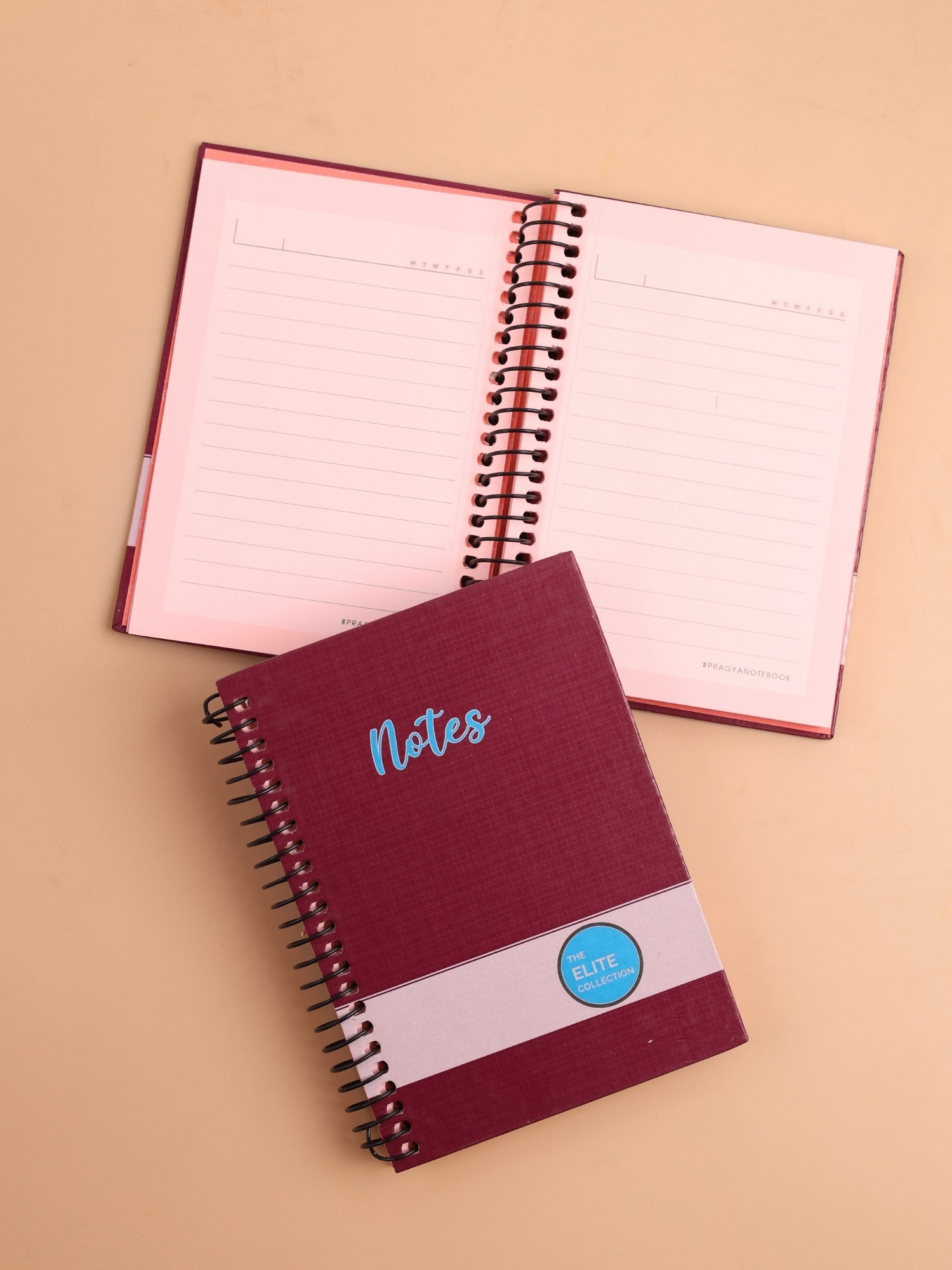 Micro Neon A6 Notebook | Spiral Hard Cover | 140 Shaded Pages