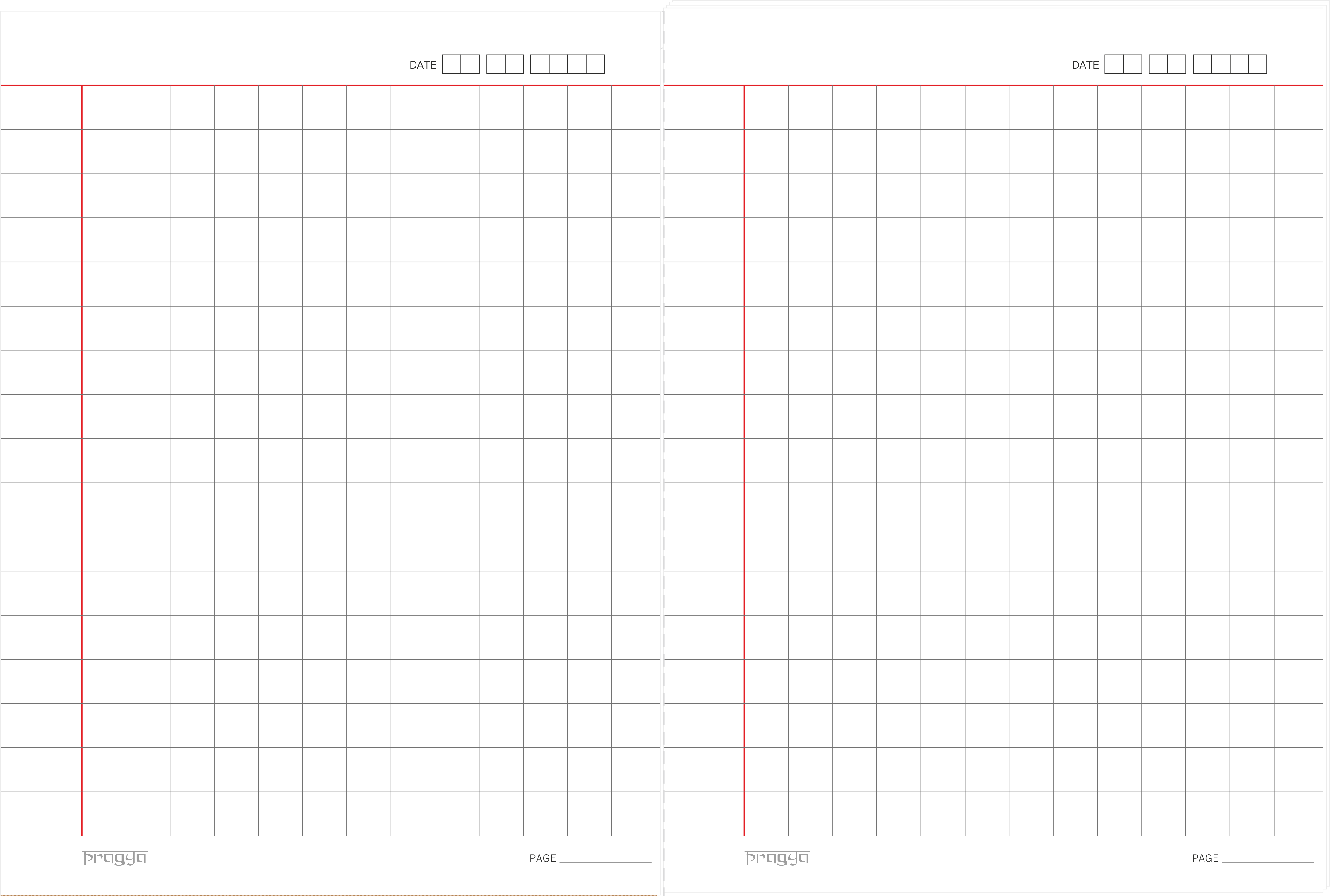 Pragya Luxe Series Notebook – 24cm x 18cm, 172 Pages, Thread Sewn Binding, Hard Cover – Notebook for School & Office Use | Pack of 4