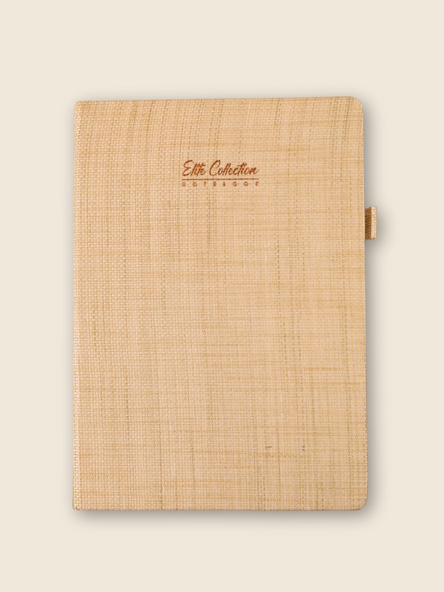 Elite Collection Classic Diary Notebook – Jute Finish Hard Cover | 192 Pages | Single Ruled