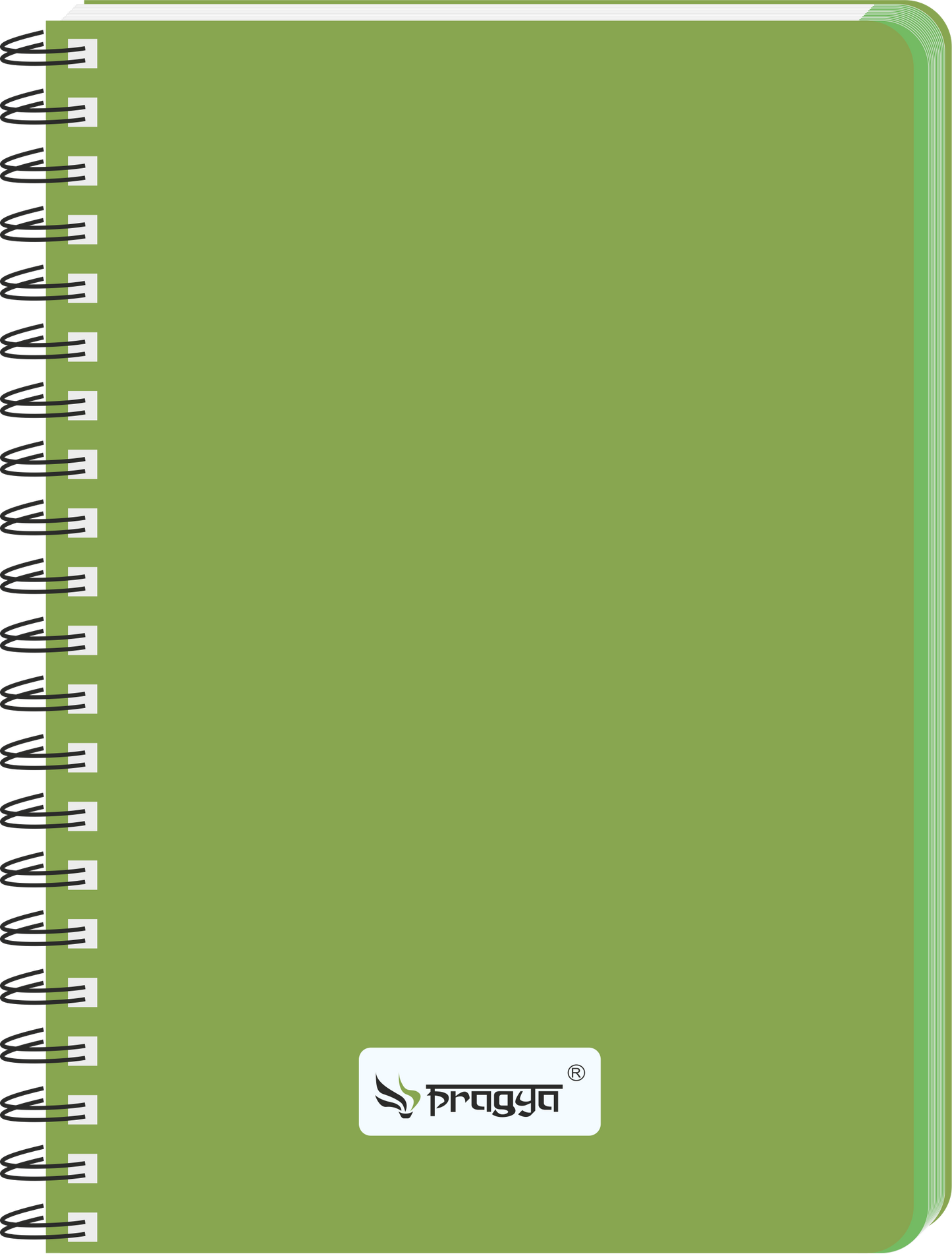 Pragya A5 Notebook (160 Pages, Ruled/Plain) Elite Wire Bound  |  Pack of 4