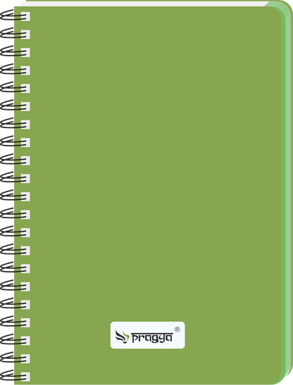 Pragya A5 Notebook (160 Pages, Ruled/Plain) Elite Wire Bound  |  Pack of 4