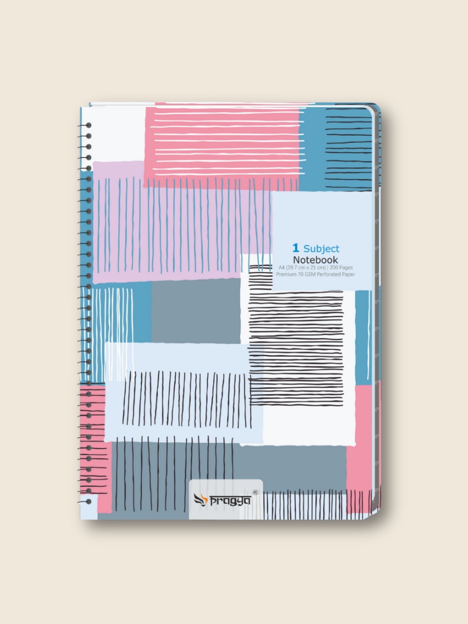 Elite Collection 6 Subject Spiral Notebook | B5 (17.5 x 25 cm) | | Single Ruled | Hard Cover | 70 GSM | 300 Pages