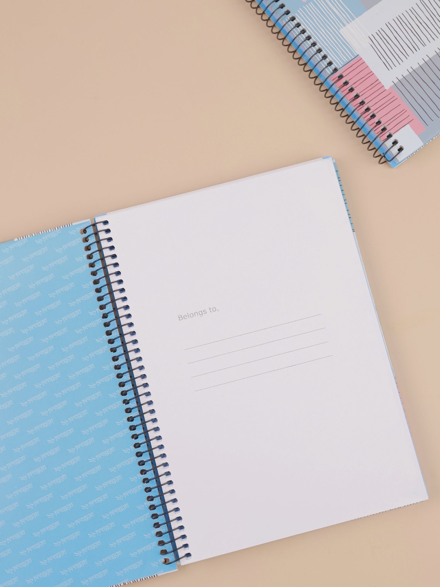 Spiral Notebook for 6 Subjects | Hard Cover | Single Ruled | 300 Pages