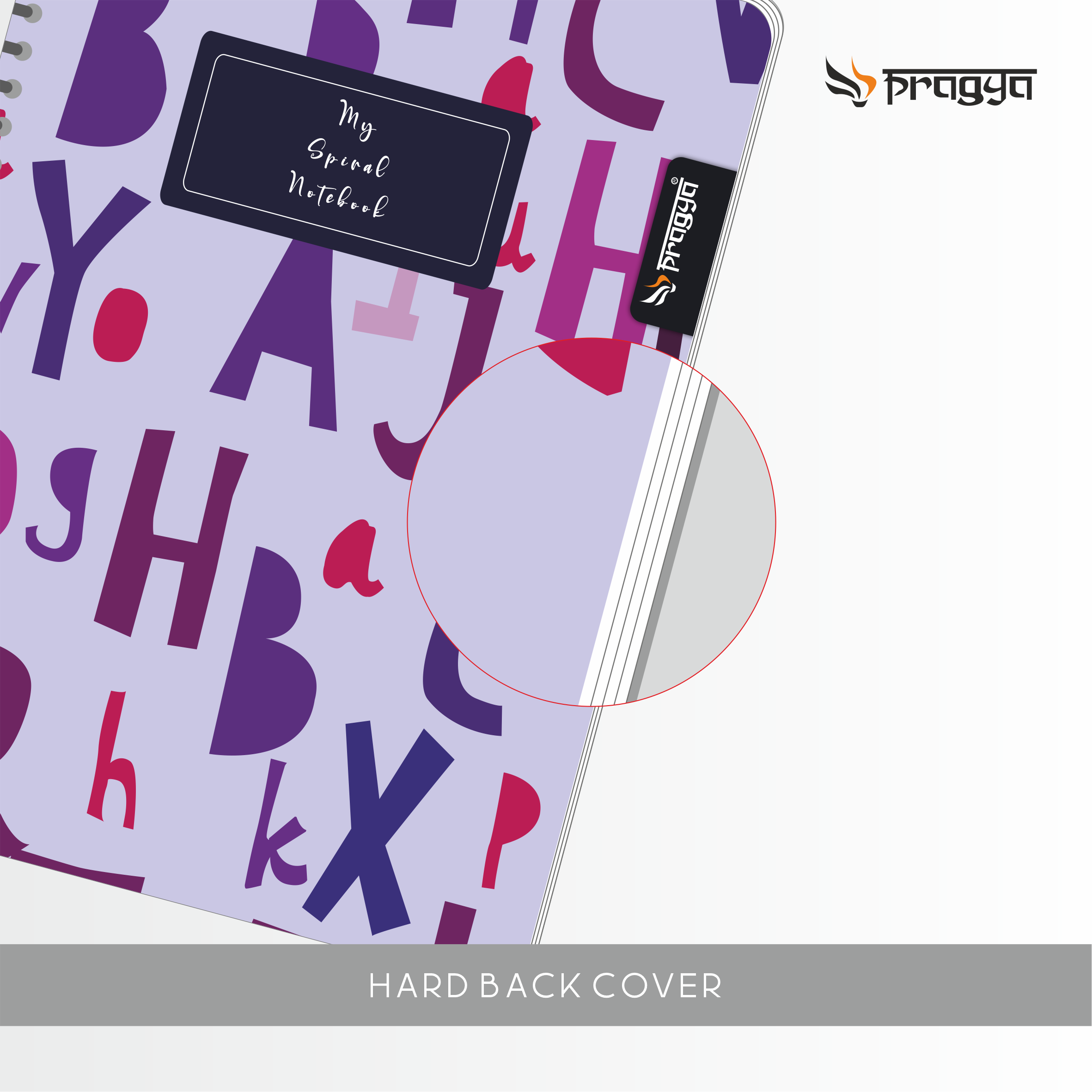 Pragya Spiral Notebook β 200 Pages | Single Ruled | Soft Packet Cover | Size 26x19 cm | Durable Spiral Notebooks for School, Office & Daily Use (Pack of 12)