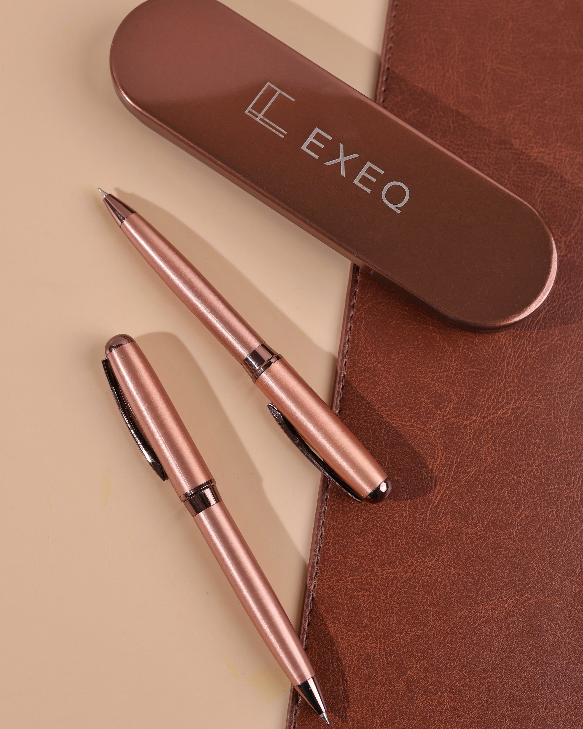 EXEQ Luxe Metal Pen with Coffee Aroma Ink