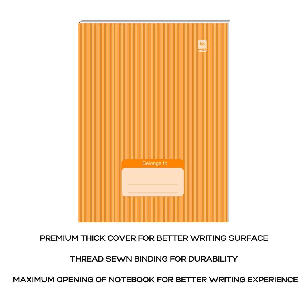 Pragya Luxe Series Notebook – 24cm x 18cm, 172 Pages, Thread Sewn Binding, Hard Cover – Notebook for School & Office Use | Pack of 4