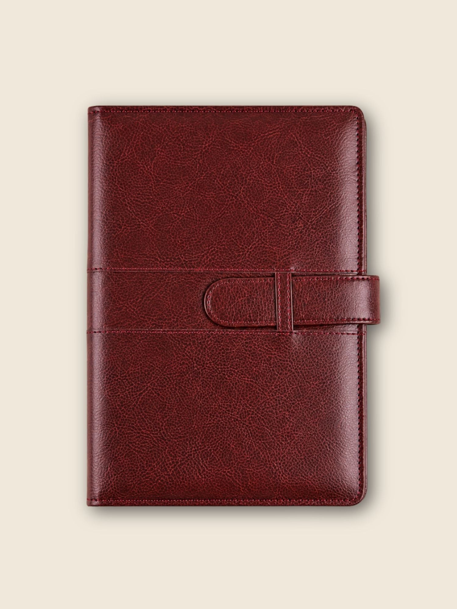 Tan Strap Organiser with Refillable Notebook | A5