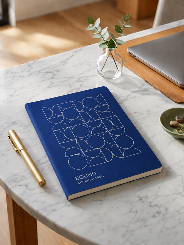 Blue Poppy Notebook | A5 | Dotted Grid | 120 Pages | 80 GSM Paper