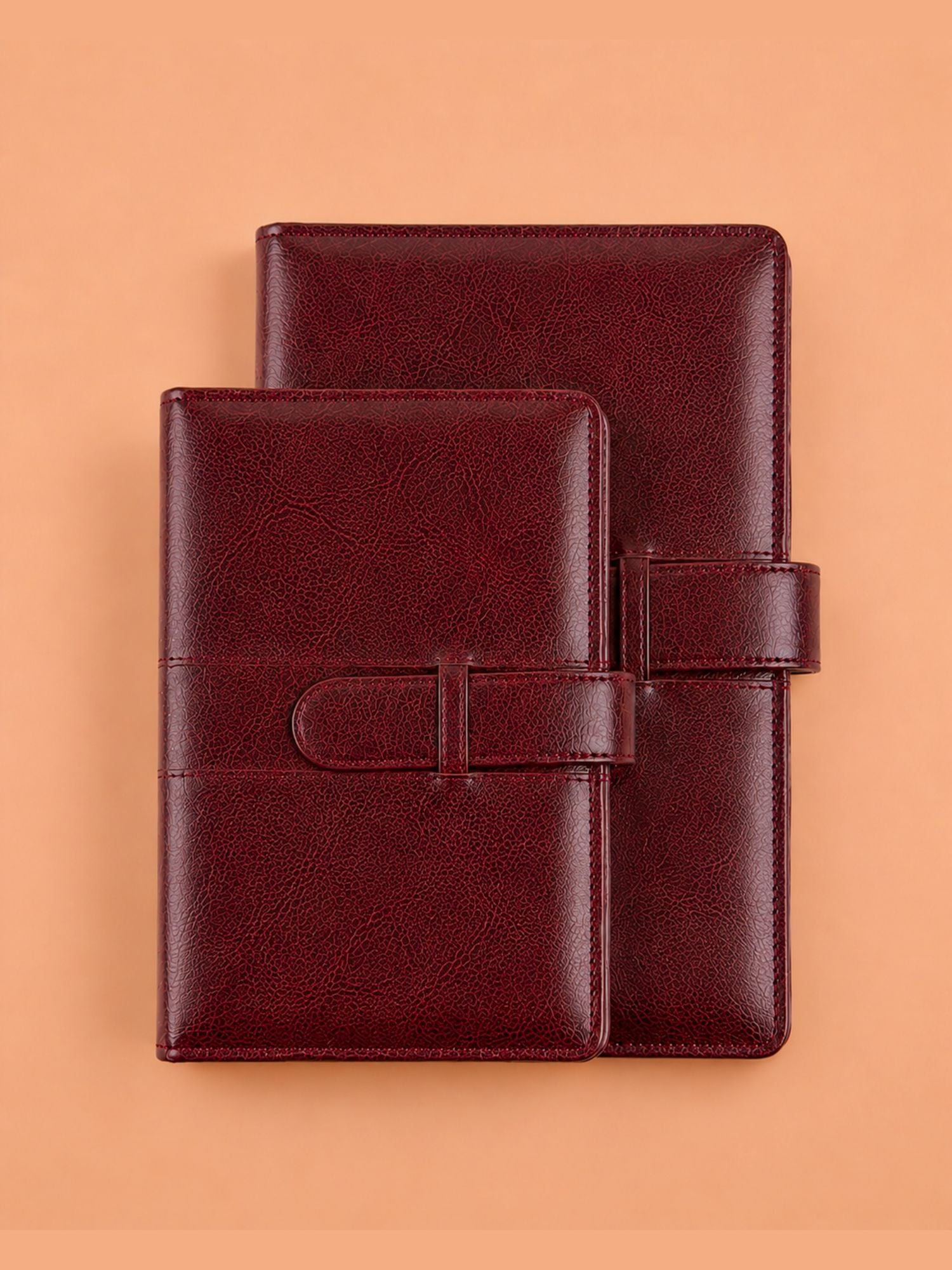 Tan Strap Organiser with Refillable Notebook | A5