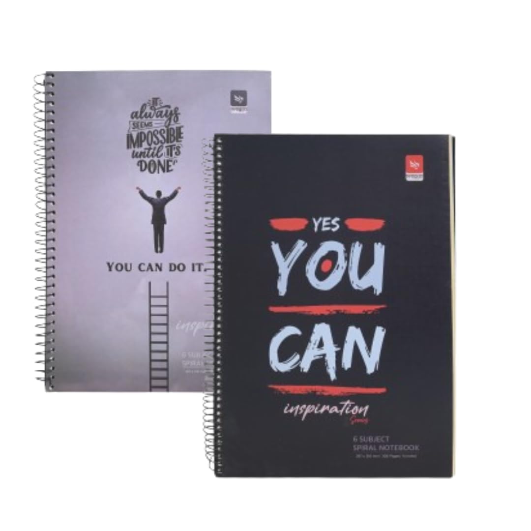 Pragya Multi Subject Spiral Notebook β A4 Size (21x29.7 cm), 300 Pages,Soft Cover, Metal Wire Bound