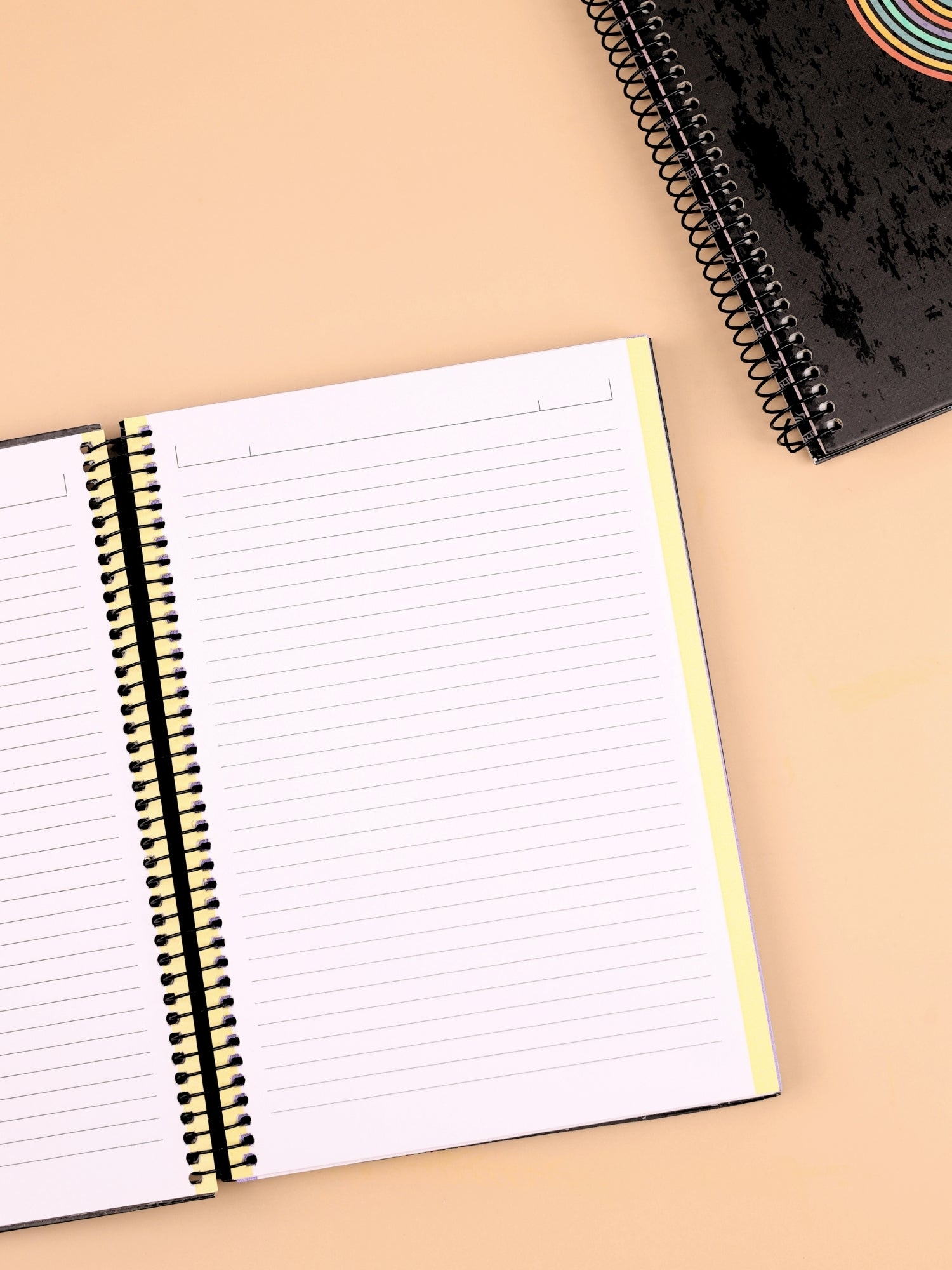 Spiral Notebook for 6 Subjects | Hard Cover | Single Ruled | 300 Pages