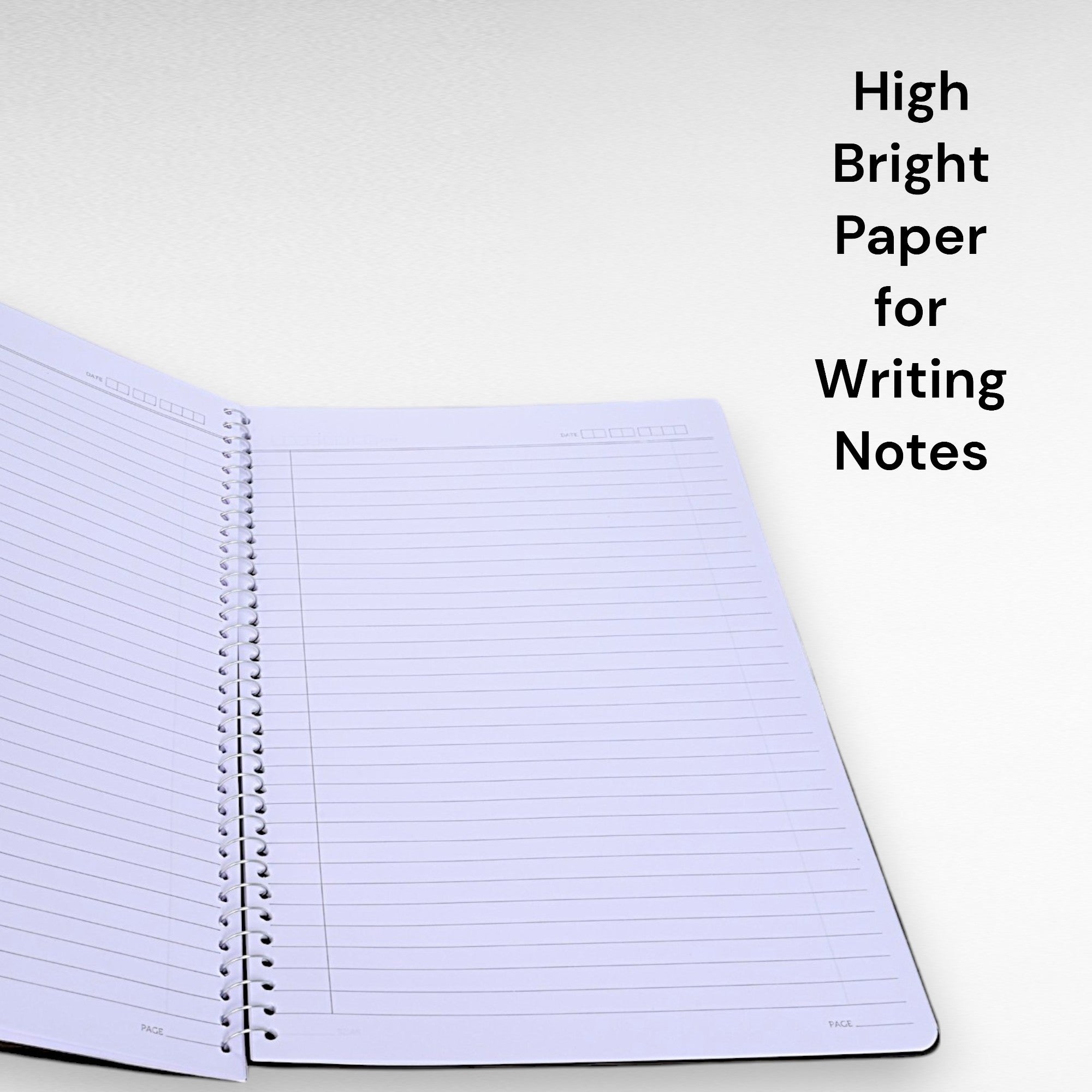 Pragya Spiral Notebook|  A4 Size (21 x 29.7 cm) | 400 Pages | Soft Durable Cover | Metal Spiral Binding | Pack of 2