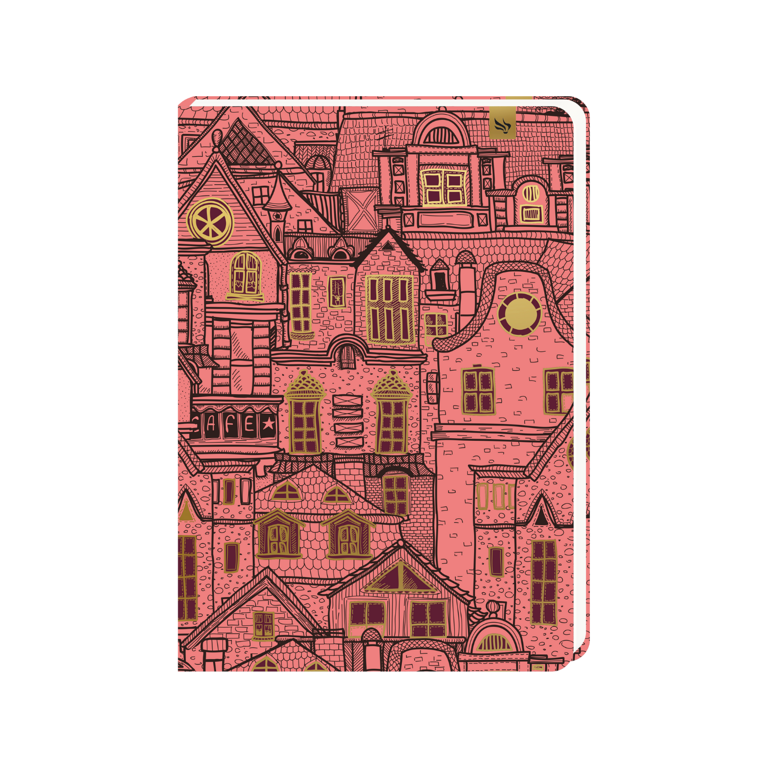 Pragya Elite Hard Bound Journal Notebook | Urban Print | B5 Size (17 x 23.8 CM) – 192 Pages, Single Ruled | Premium Hard Case Cover for Notes, Journaling, Office & School Use