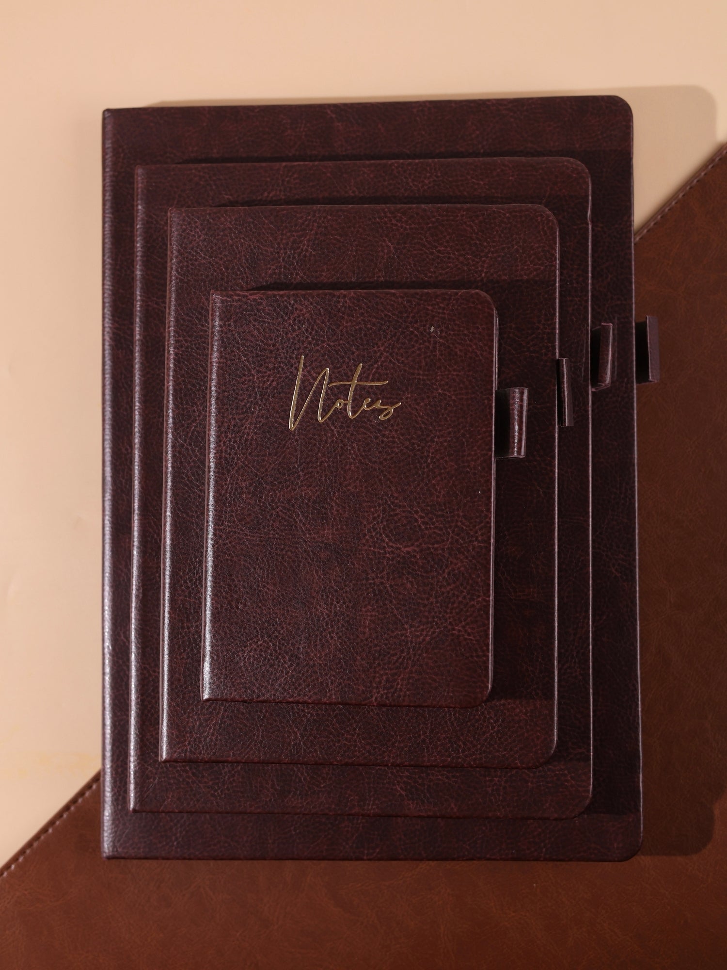 Elite Collection Hard Cover Notebook – Leatherette Cover | 192 Pages | 80 GSM Paper