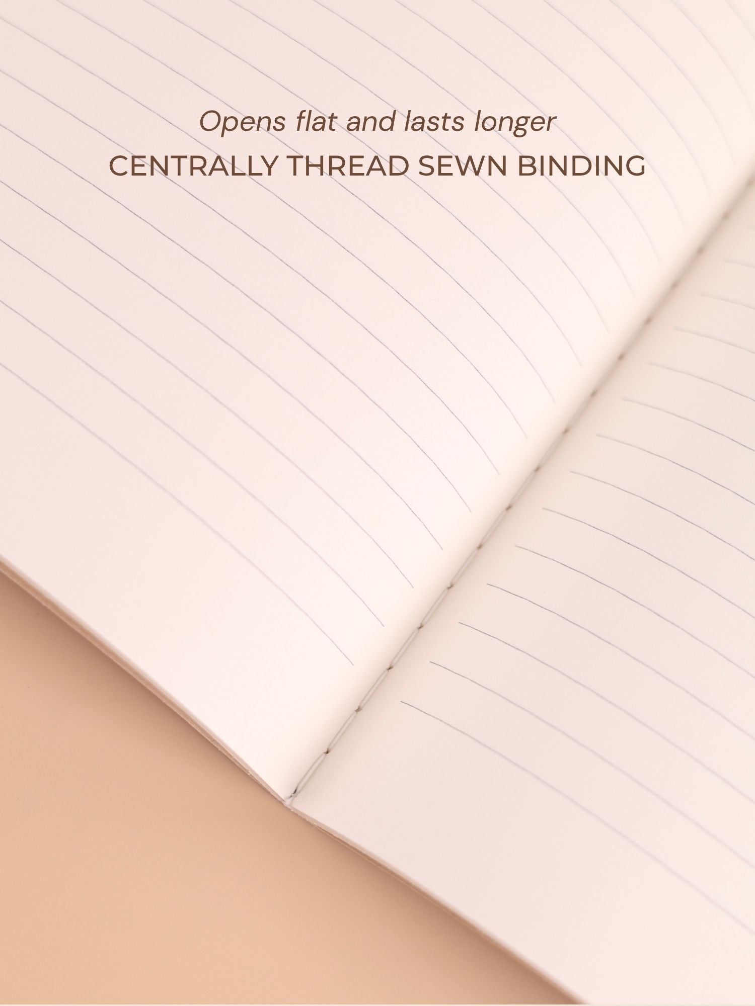 Bound Series Notebook | A4 | Soft Cover | 120 Pages | 80 GSM Natural Shade Paper | Black
