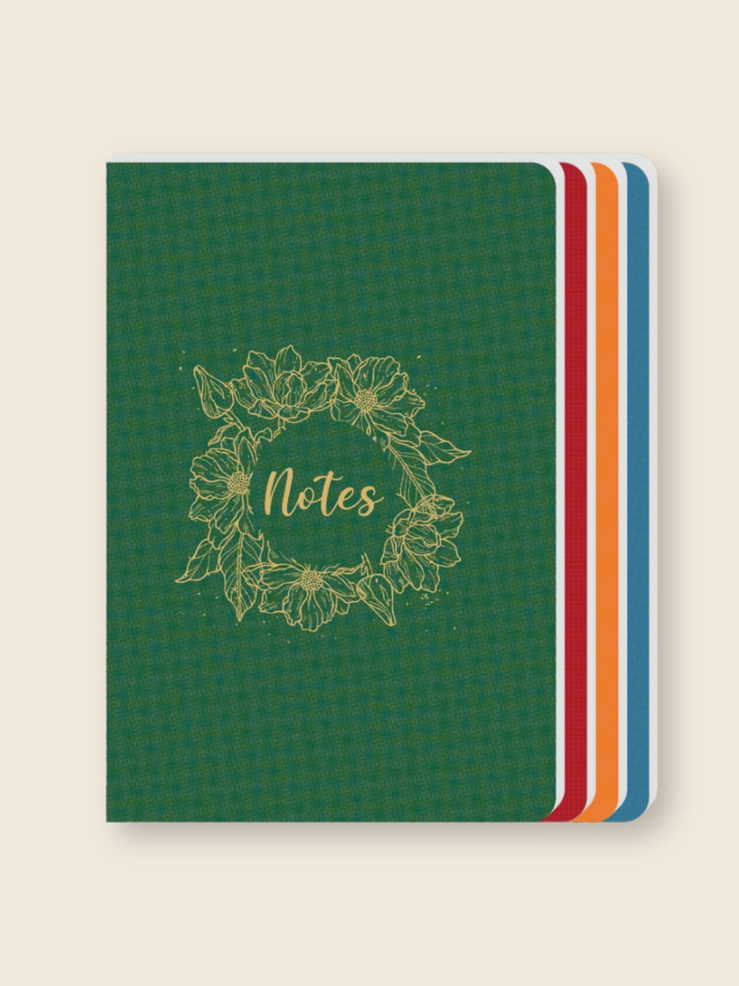 Elite Journal A5 Notebook | Velvet Hard Bound | Foiled Cover | 80 Pages | Ruled / Plain | Thread Sewn Binding | Pack of 4