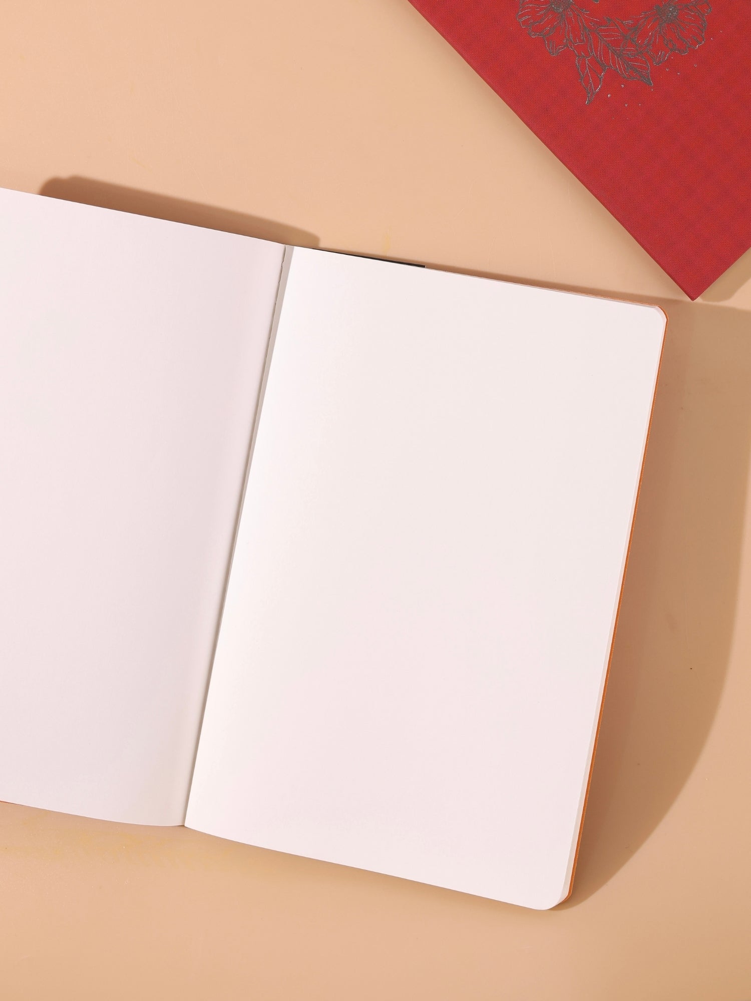 Elite Journal A5 Notebook | Velvet Hard Bound | Foiled Cover | 80 Pages | Ruled / Plain | Thread Sewn Binding | Pack of 4