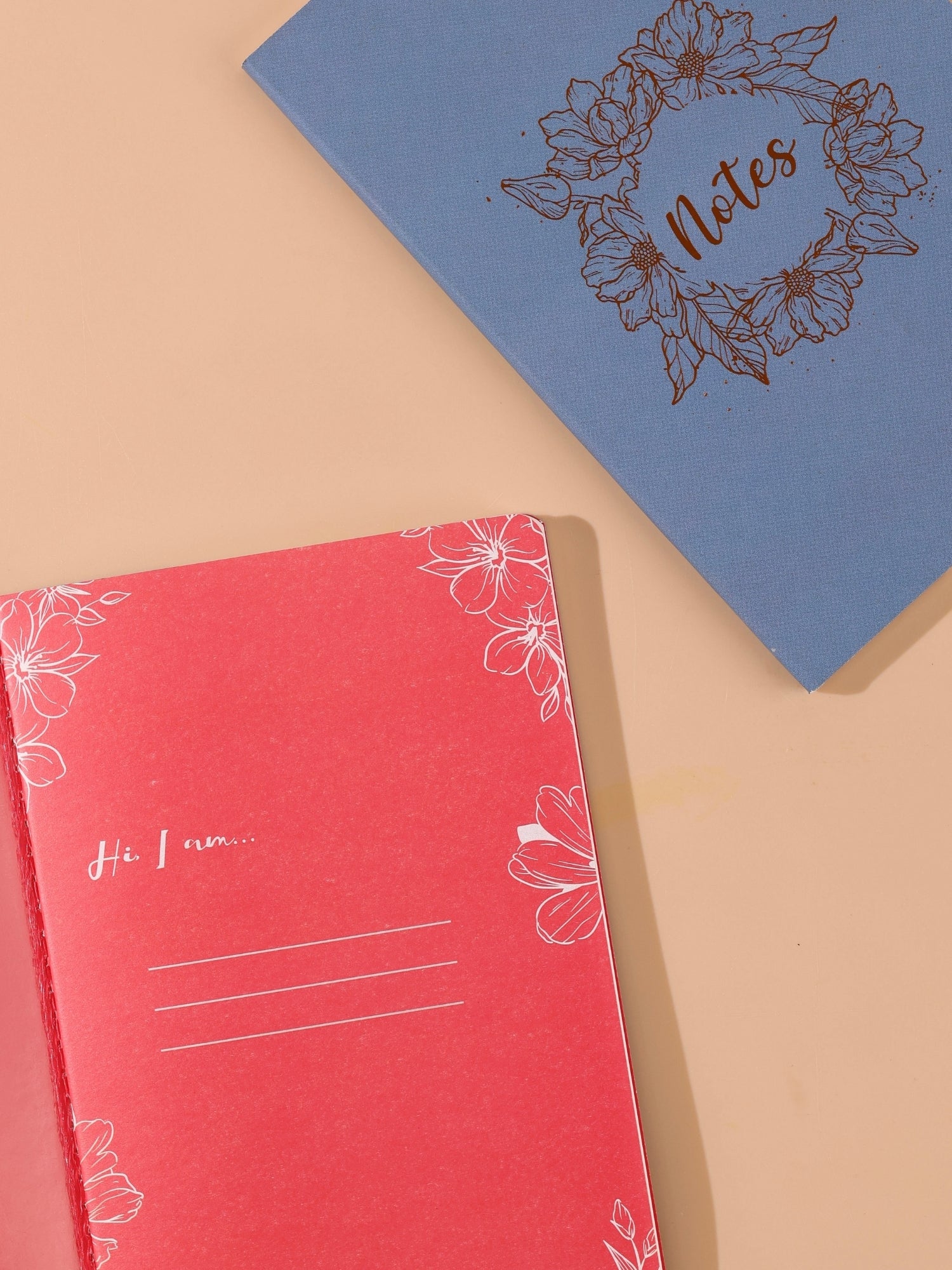 Elite Journal A5 Notebook | Velvet Hard Bound | Foiled Cover | 80 Pages | Ruled / Plain | Thread Sewn Binding | Pack of 4