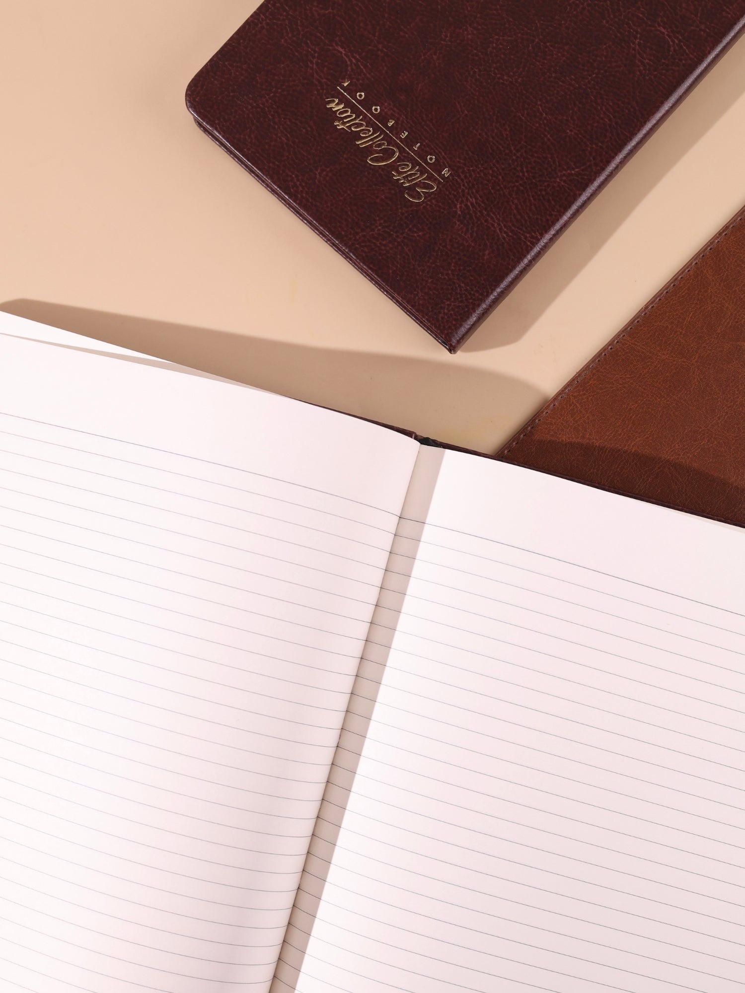 Elite Collection Hard Cover Notebook – Leatherette Cover | 192 Pages | 80 GSM Paper