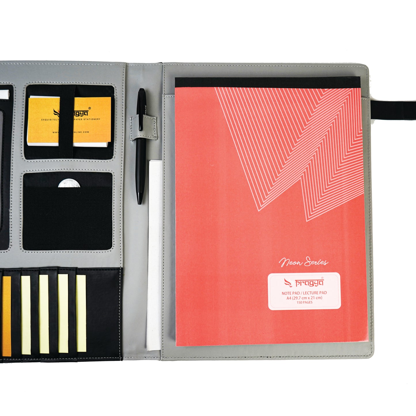 Pragya B5 Conference Folder and Notepad with Magnetic Closure
