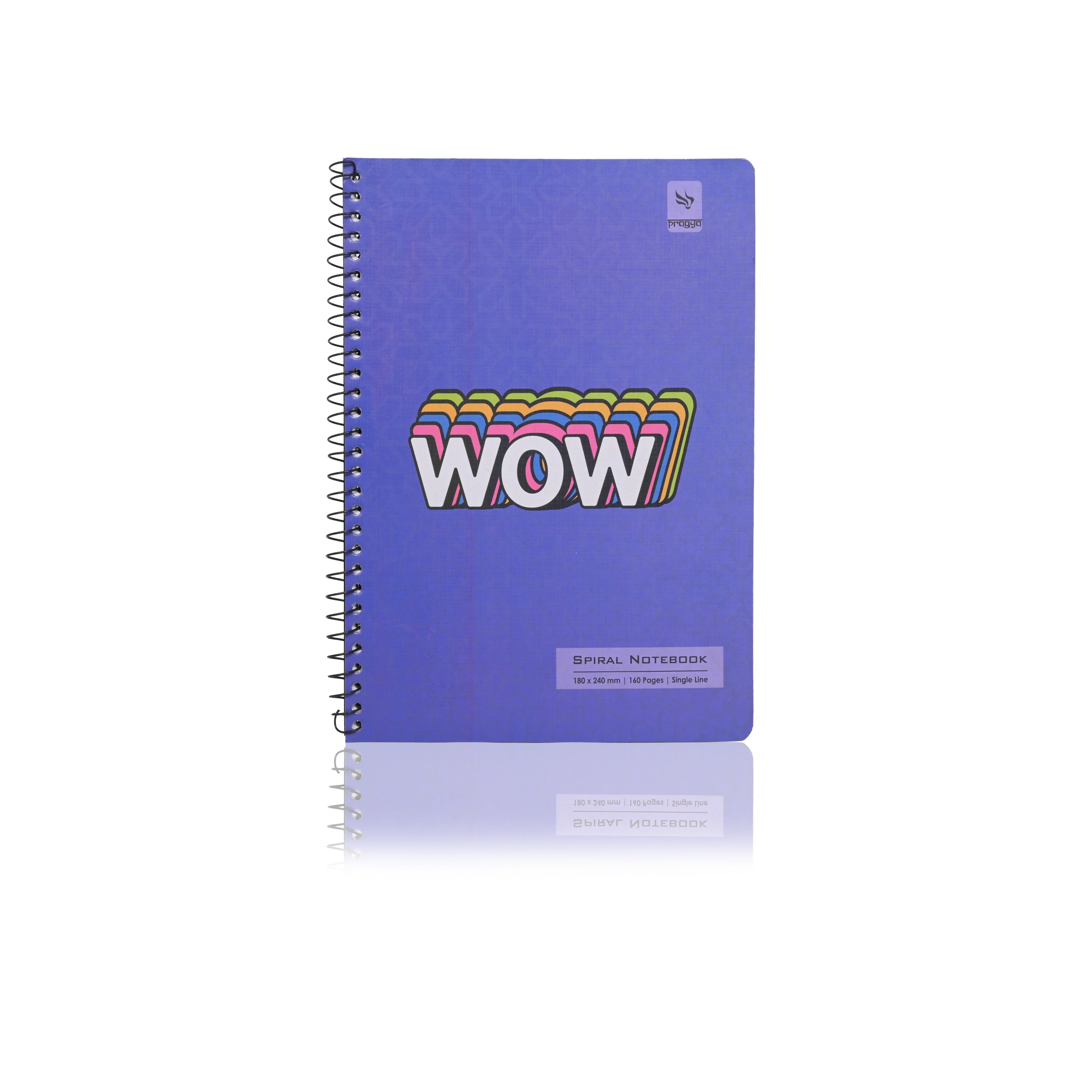 Pragya Spiral Notebook | 160/300 Pages | B5 (18x24 CM) | Soft Cover | Pack of 4 | Metal Wire Bound