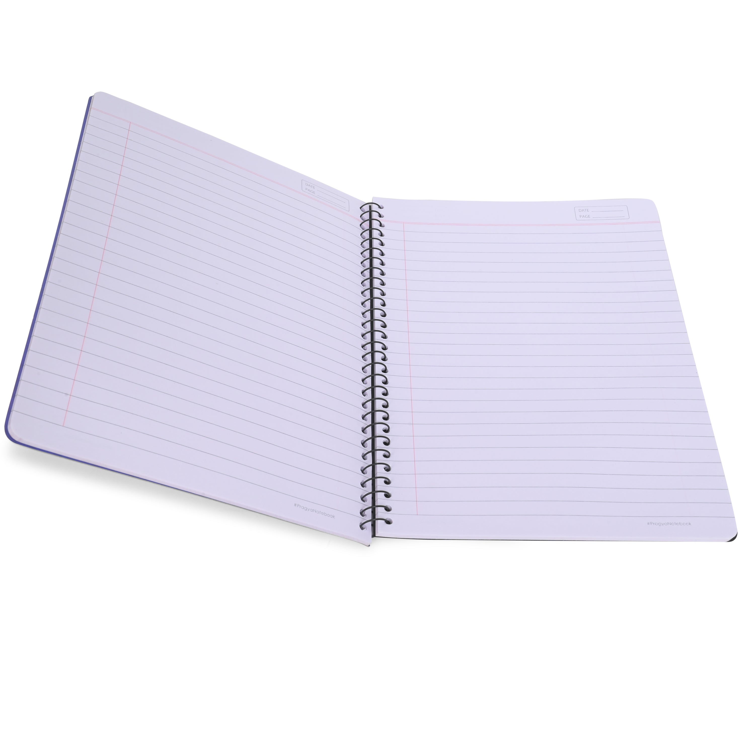 Pragya Spiral Notebook | 160/300 Pages | B5 (18x24 CM) | Soft Cover | Pack of 4 | Metal Wire Bound