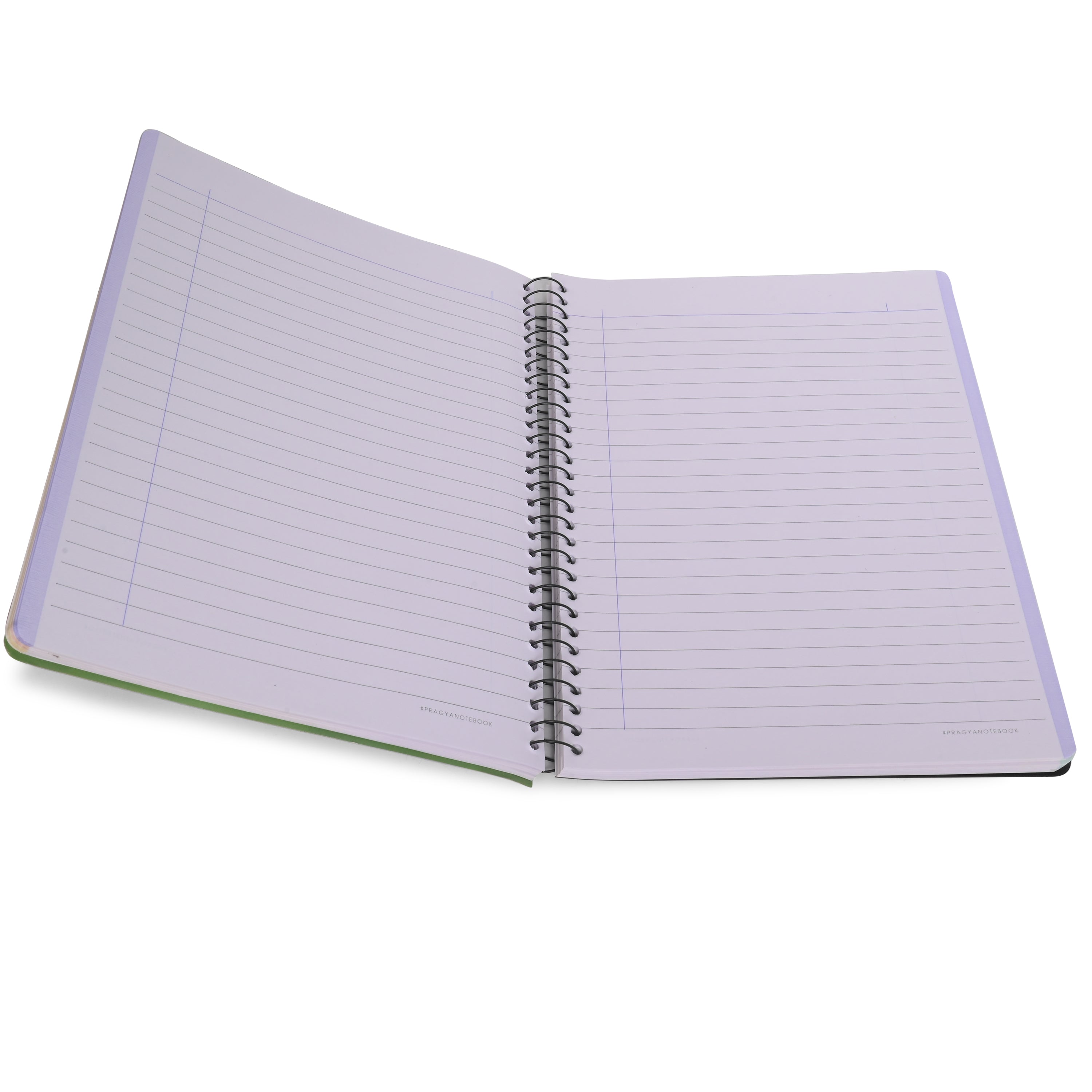 Pragya Multi Subject Spiral Notebook – B5 Size (18x24 cm), 300 Pages, Soft Cover, Metal Wire Bound, Pack of 2