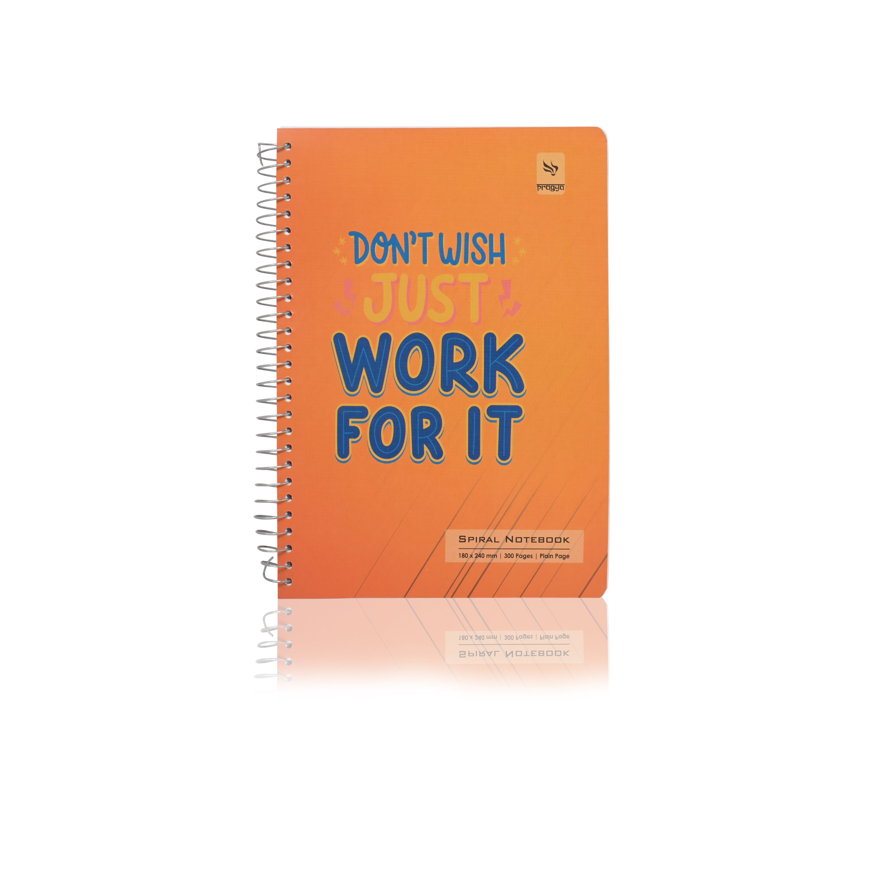 Pragya Multi Subject Spiral Notebook – B5 Size (18x24 cm), 300 Pages, Soft Cover, Metal Wire Bound, Pack of 2