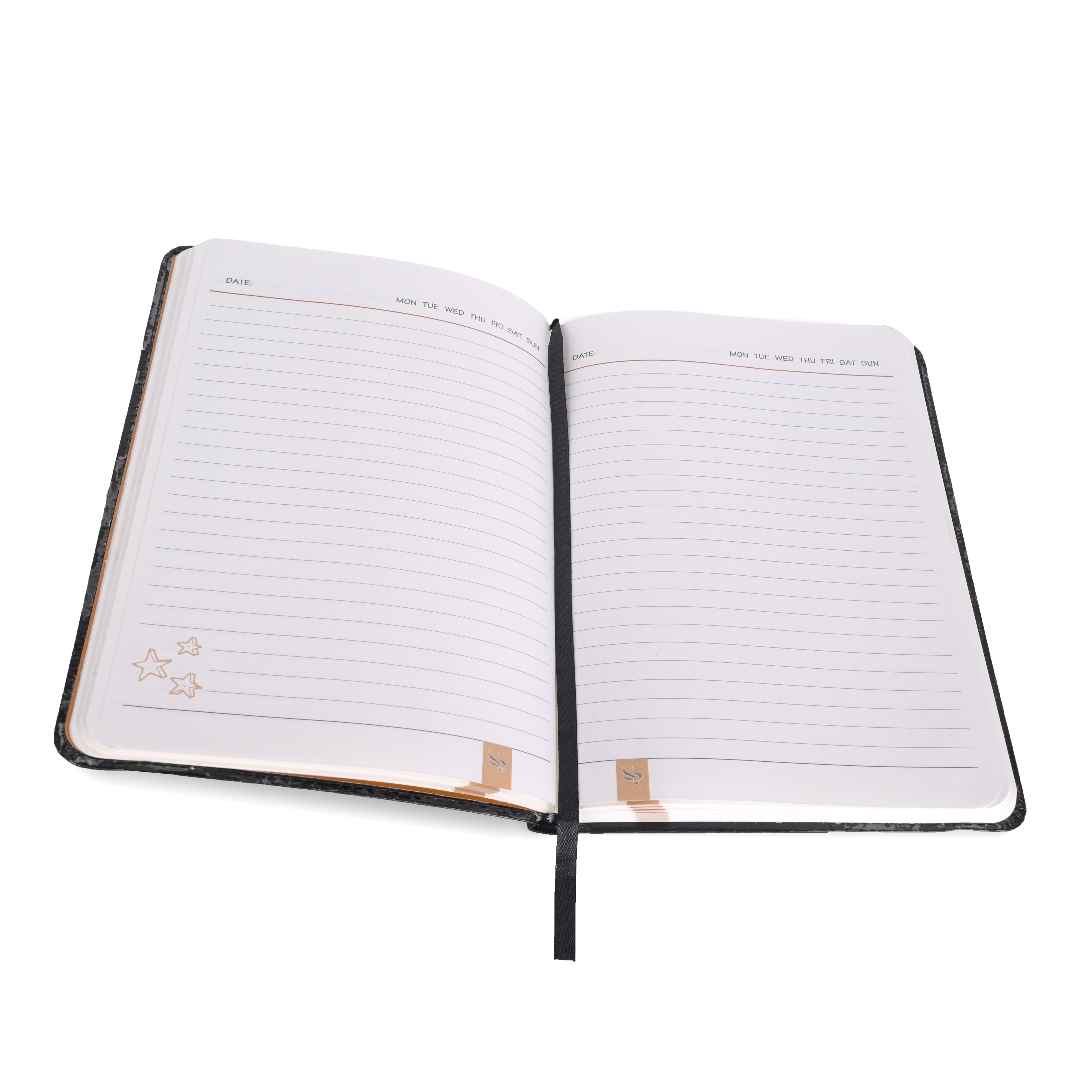 Pragya A5 Notebook (192 Pages) – Elite Hard Case Journal with PVC-Coated Durable Cover | Thread Sewn Binding | Perfect for Office, School, Sketching & Journaling