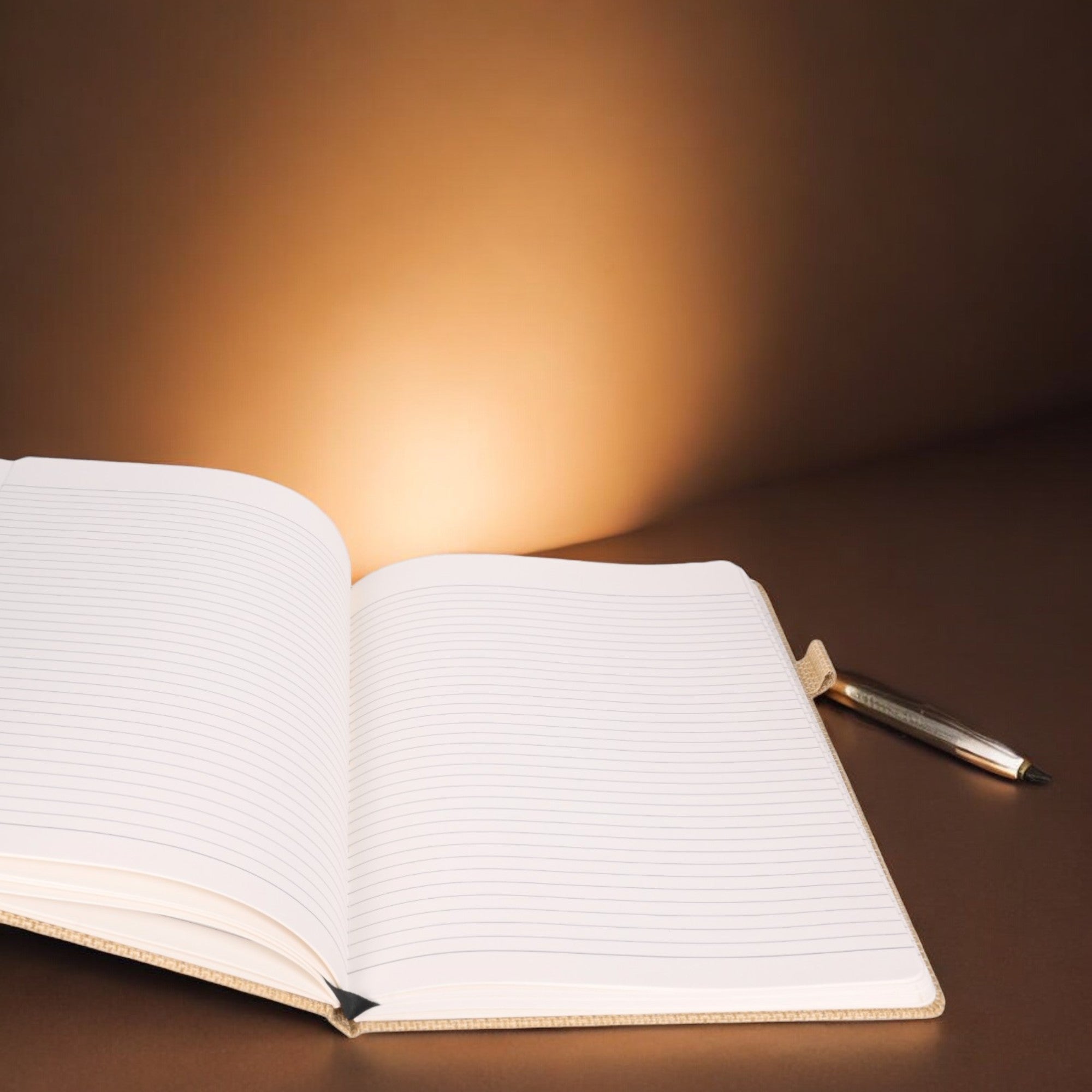 Pragya Elite Collection Classic Diary Notebook | Jute Finish Hard Cover | 192 Pages | Single Ruled | 80 GSM Natural Shade Paper