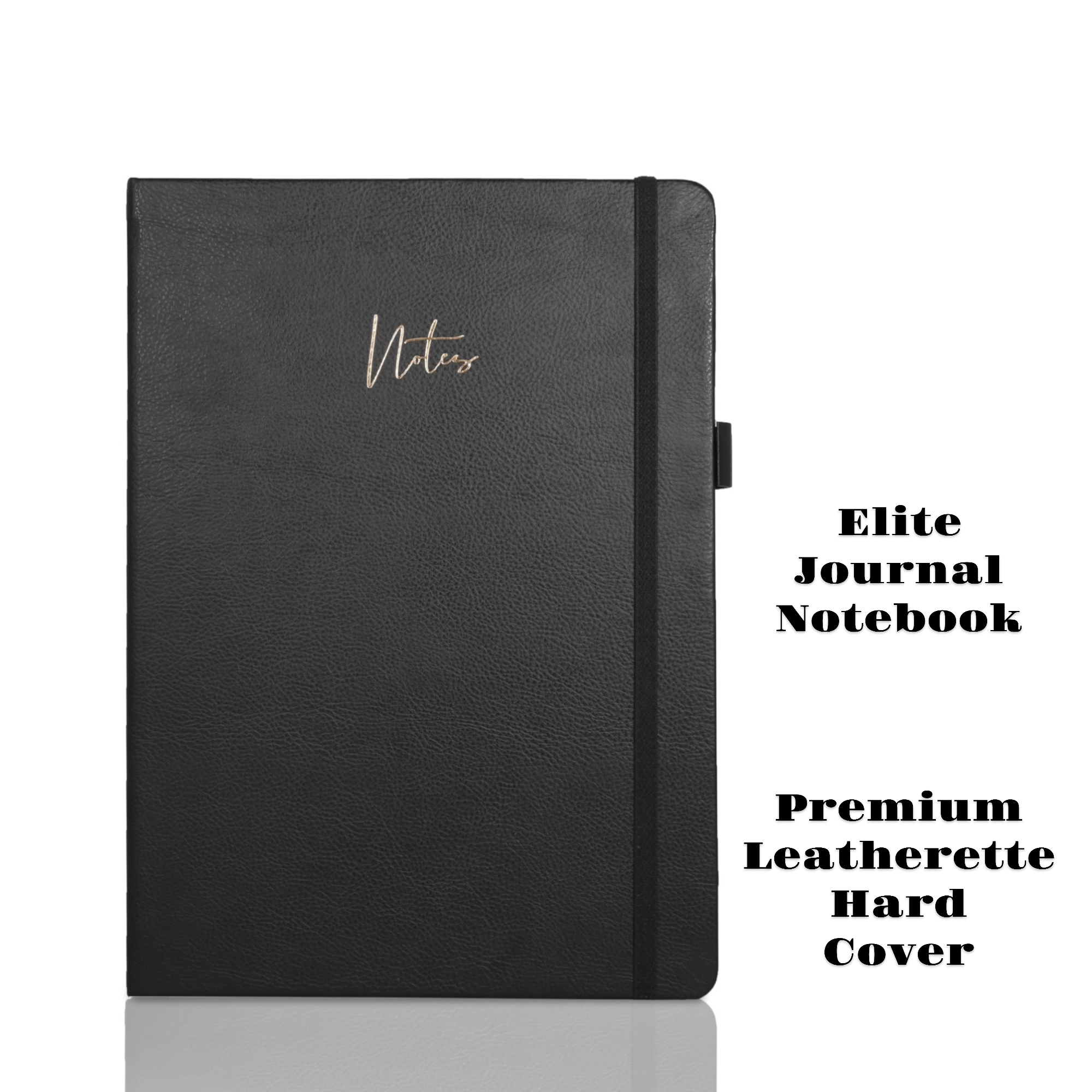 Pragya Elite Collection Hard Cover Notebook Journal | Leatherette Cover | 192 Pages | 80 GSM Natural Shade Paper