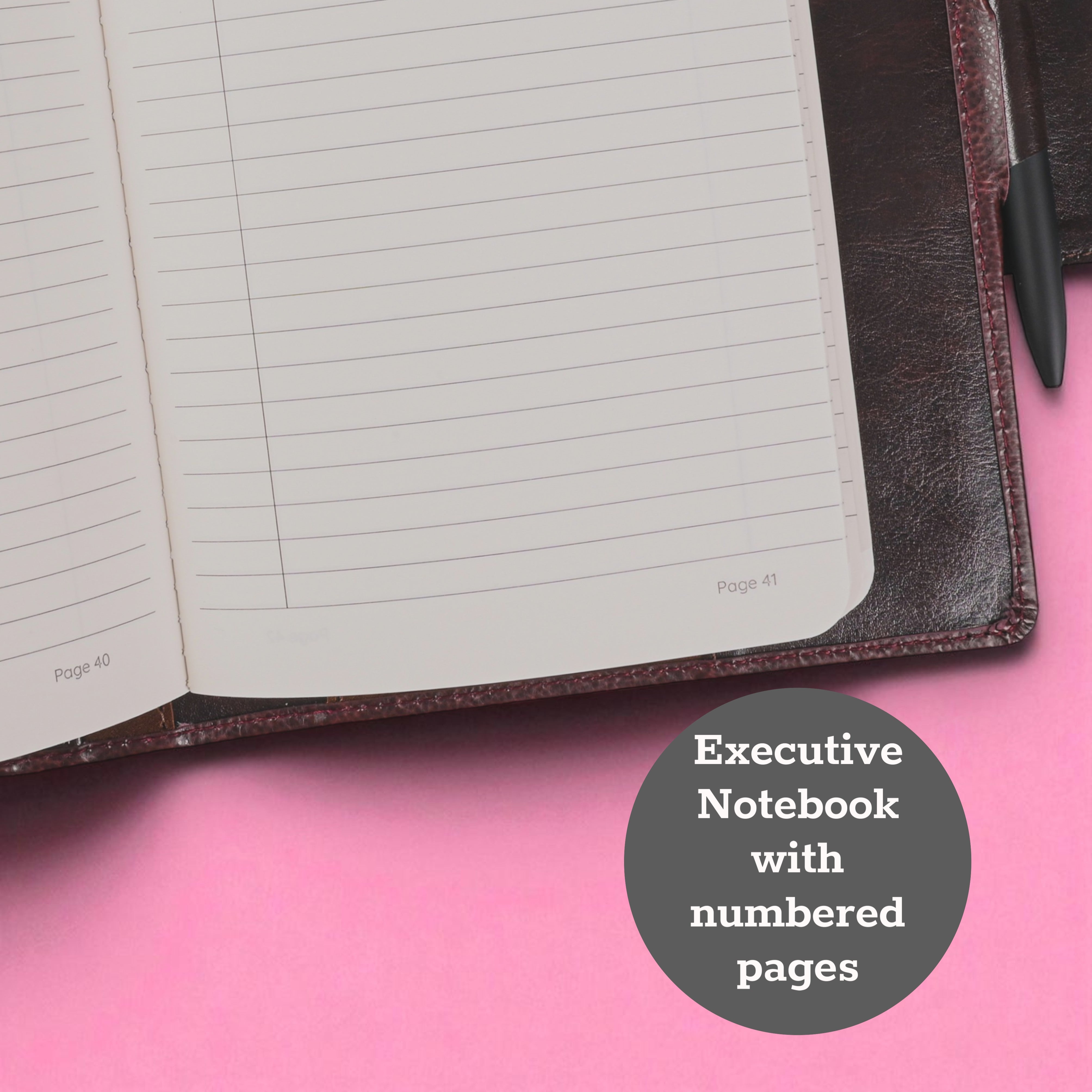 Pragya Premium A5 Leatherette Office Folder with Diary Notebook, Refillable Executive Organizer, Card & ID Slots, Pen Loop, Magnetic Closure – Ideal for Corporate Office Use & Document