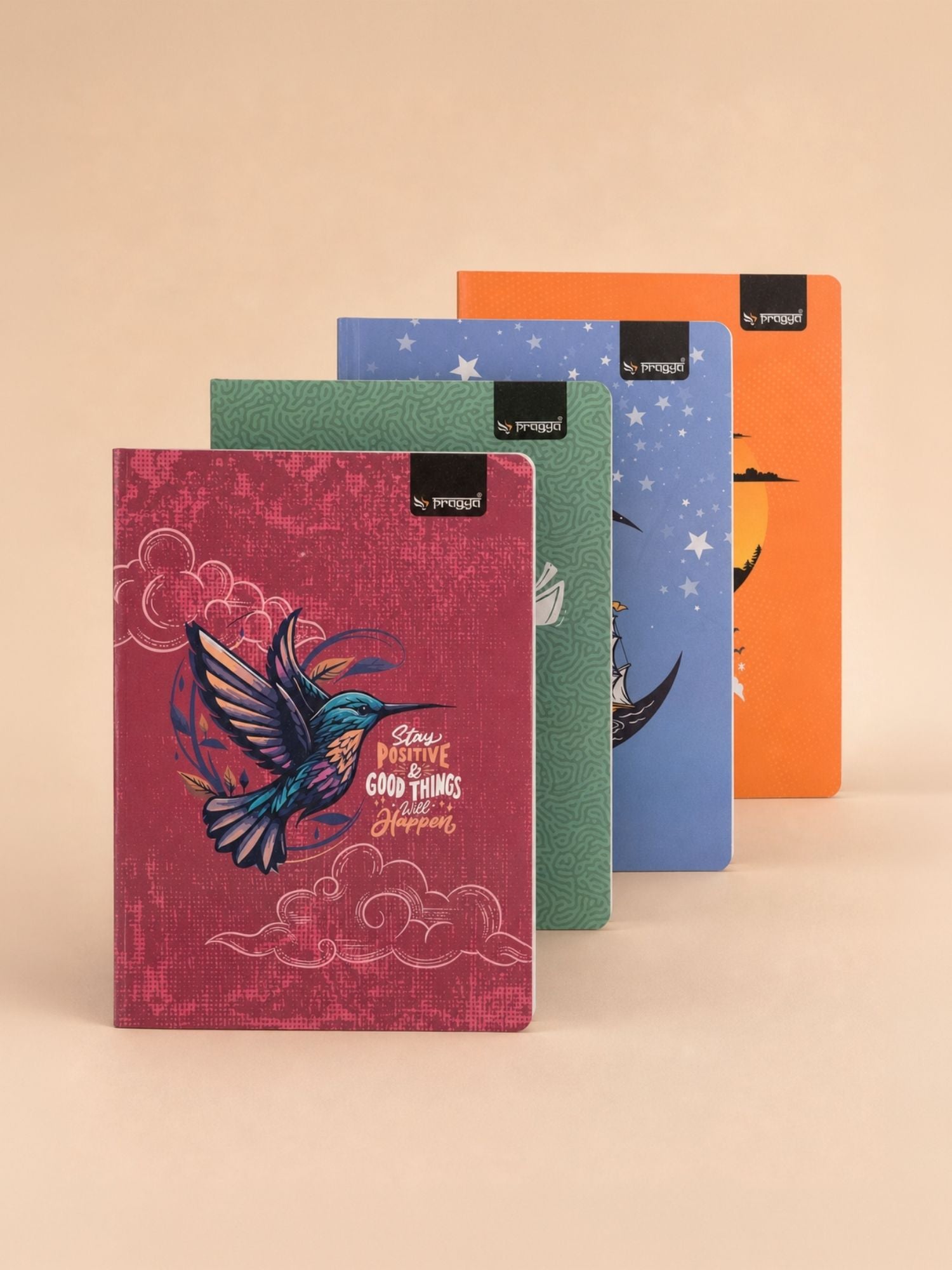 Register Notebook | A4 | Premium Printed Cover | Multiple Pack Options | Thread Sewn