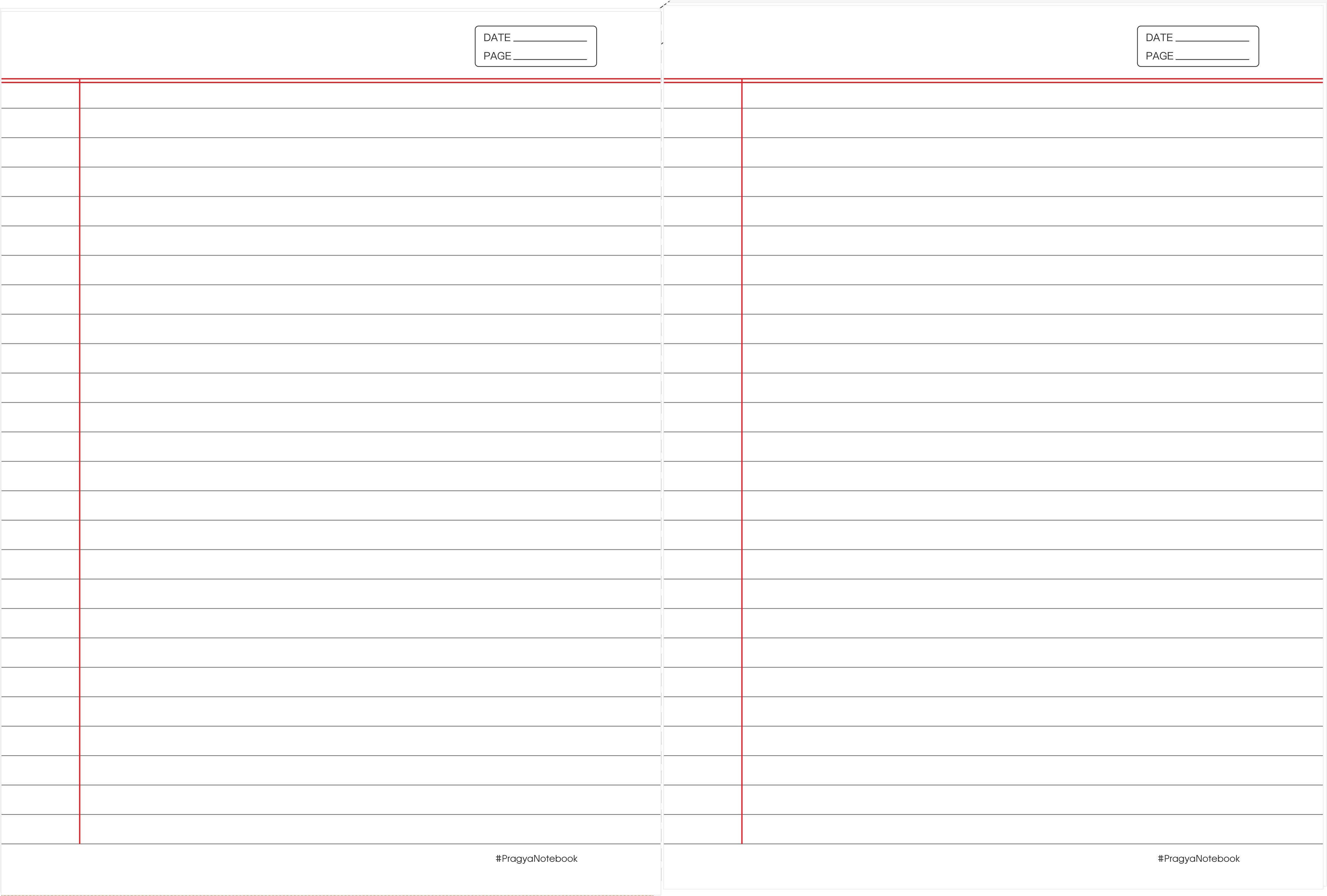 Pragya Luxe Series Notebook – 24cm x 18cm, 172 Pages, Thread Sewn Binding, Hard Cover – Notebook for School & Office Use | Pack of 4