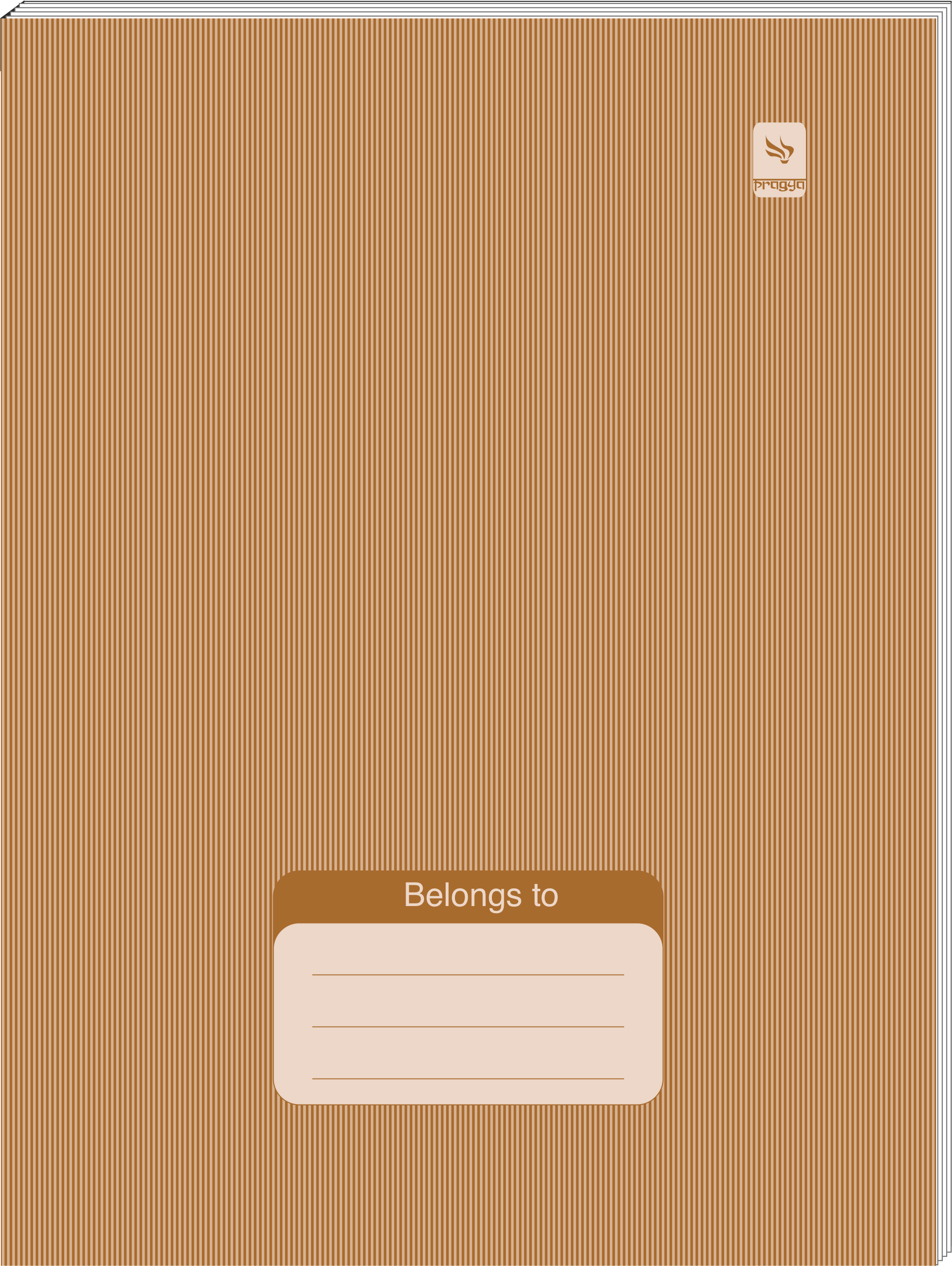 Pragya Luxe Series Notebook – 24cm x 18cm, 172 Pages, Thread Sewn Binding, Hard Cover – Notebook for School & Office Use | Pack of 4