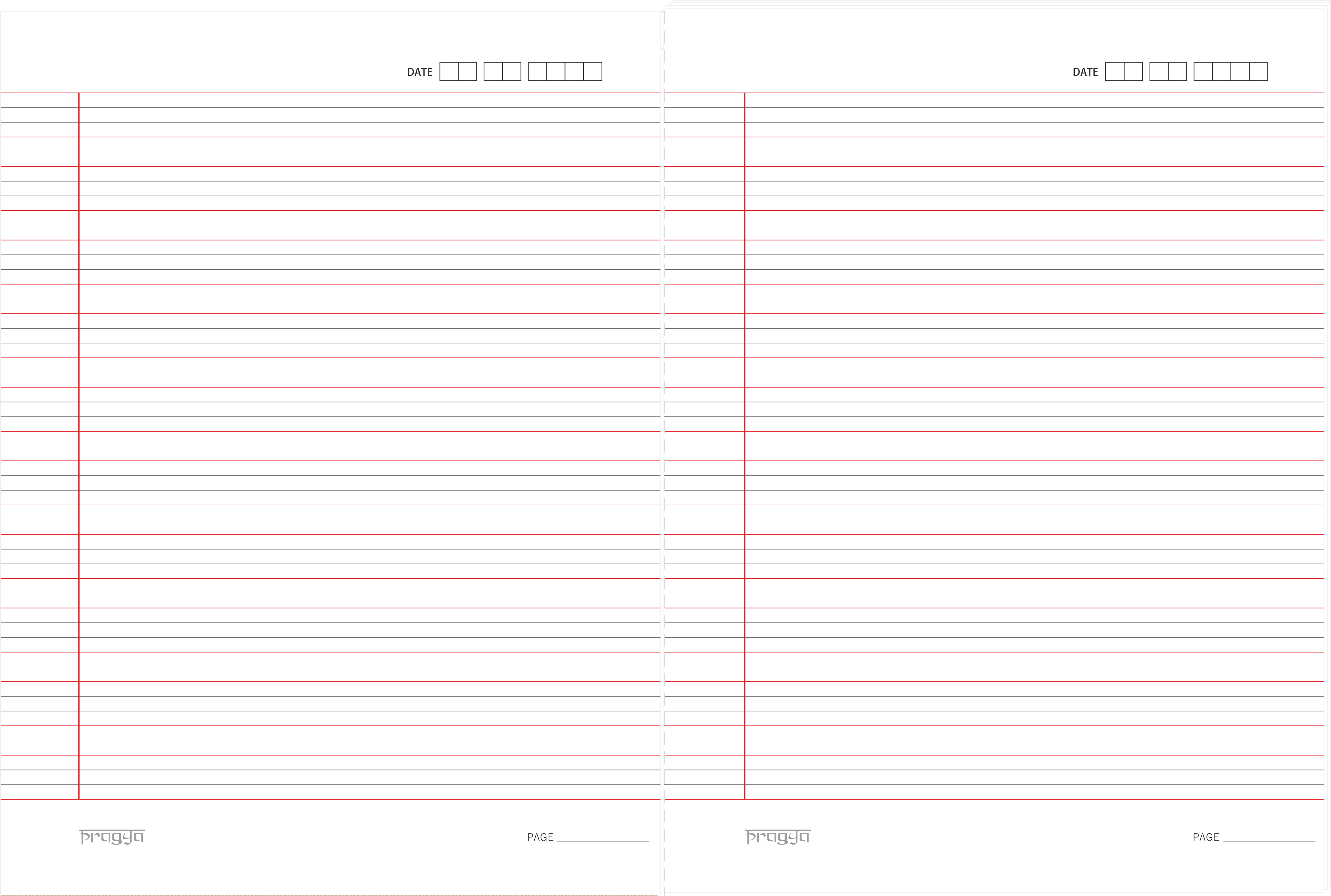 Pragya Luxe Series Notebook – 24cm x 18cm, 172 Pages, Thread Sewn Binding, Hard Cover – Notebook for School & Office Use | Pack of 4