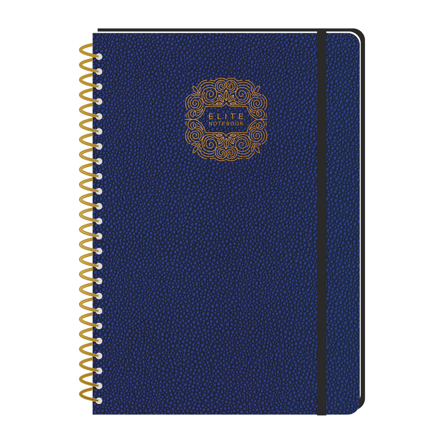 Pragya B5 Notebook (160 Pages, Ruled) Leatherette Cover - Golden Wire Bound Notebook |  Pack of 2
