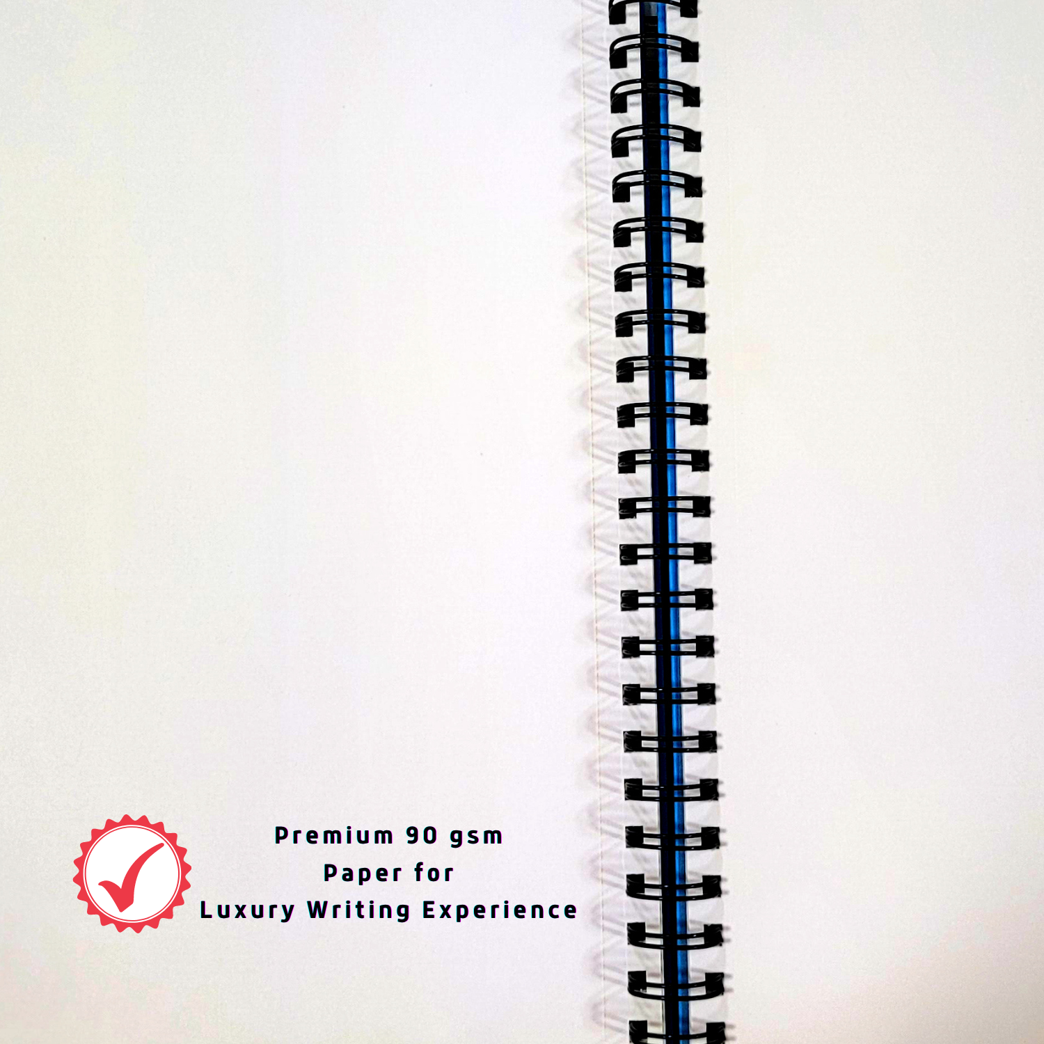 Pragya Elite Collection | Blue Journal Notebook | A4 (21x29.7 cm) | 90 GSM | 160 Unruled Pages | Hard Cover | Wire Bound | Premium Executive Notebook for Office & Personal Use