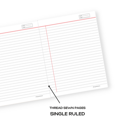 single line notebook