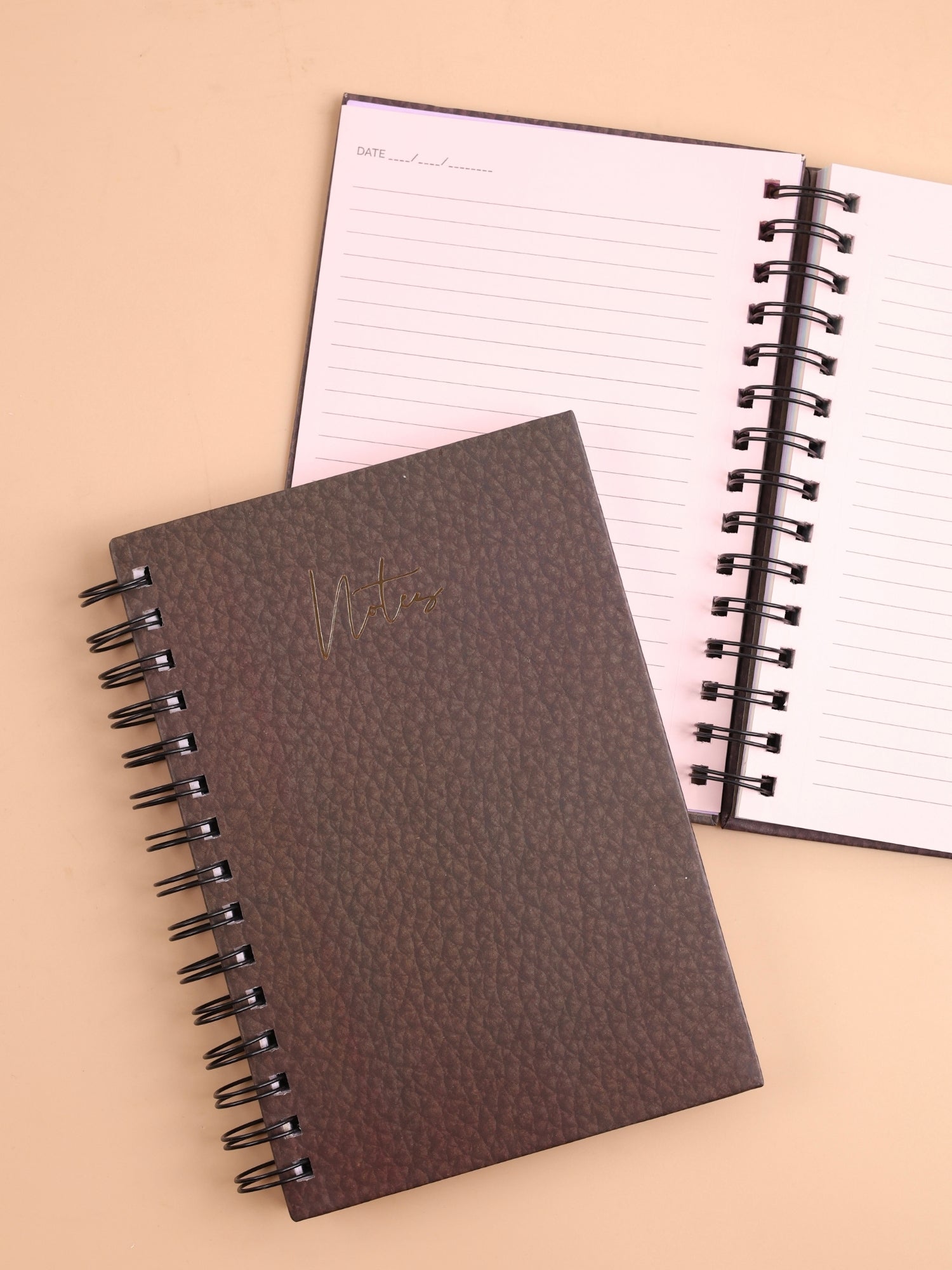 Personal Wire-Bound Notebook | A5 | Single Ruled | Hard Cover | 200 Pages