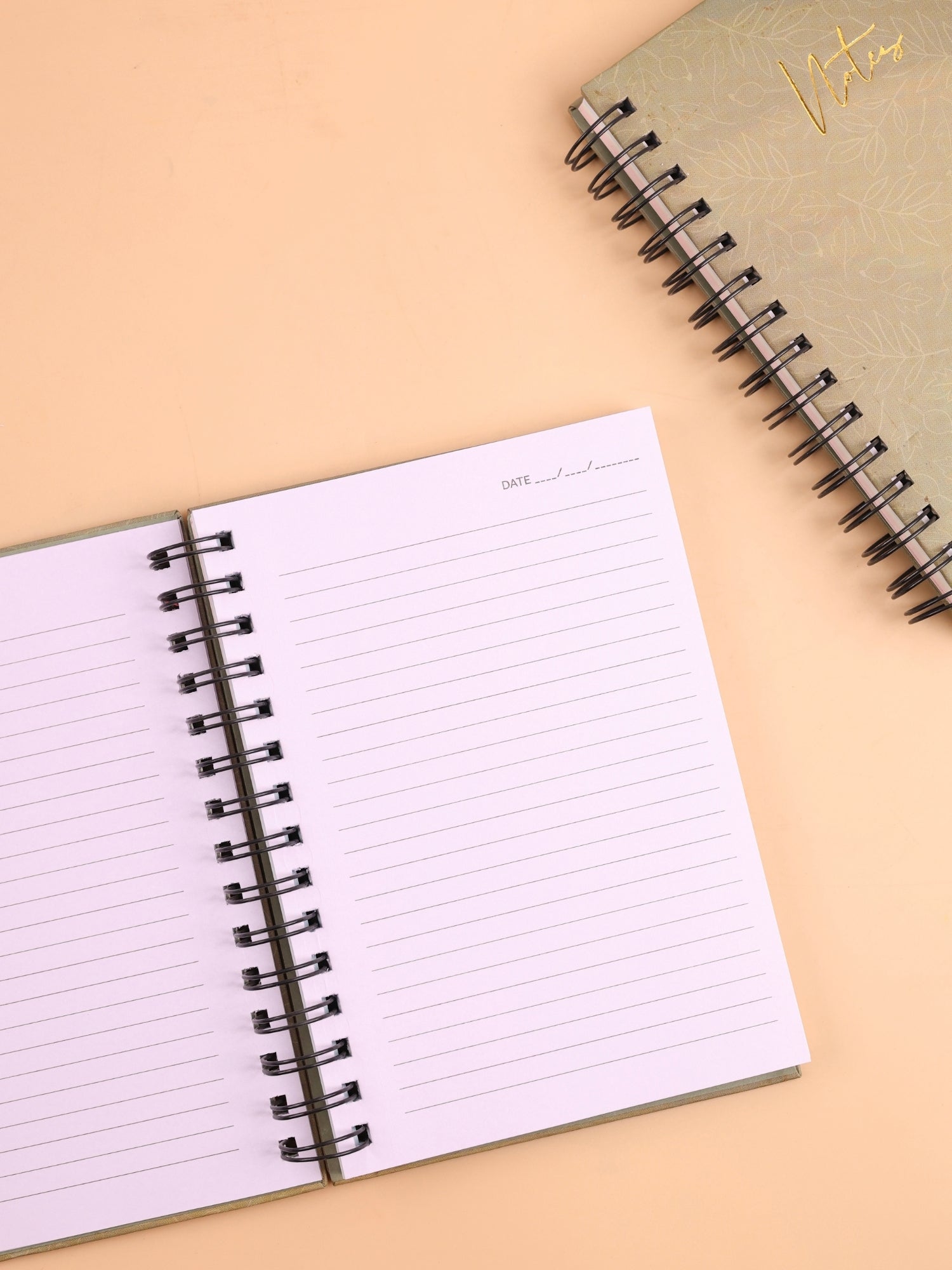 Personal Wire-Bound Notebook | A5 | Single Ruled | Hard Cover | 200 Pages